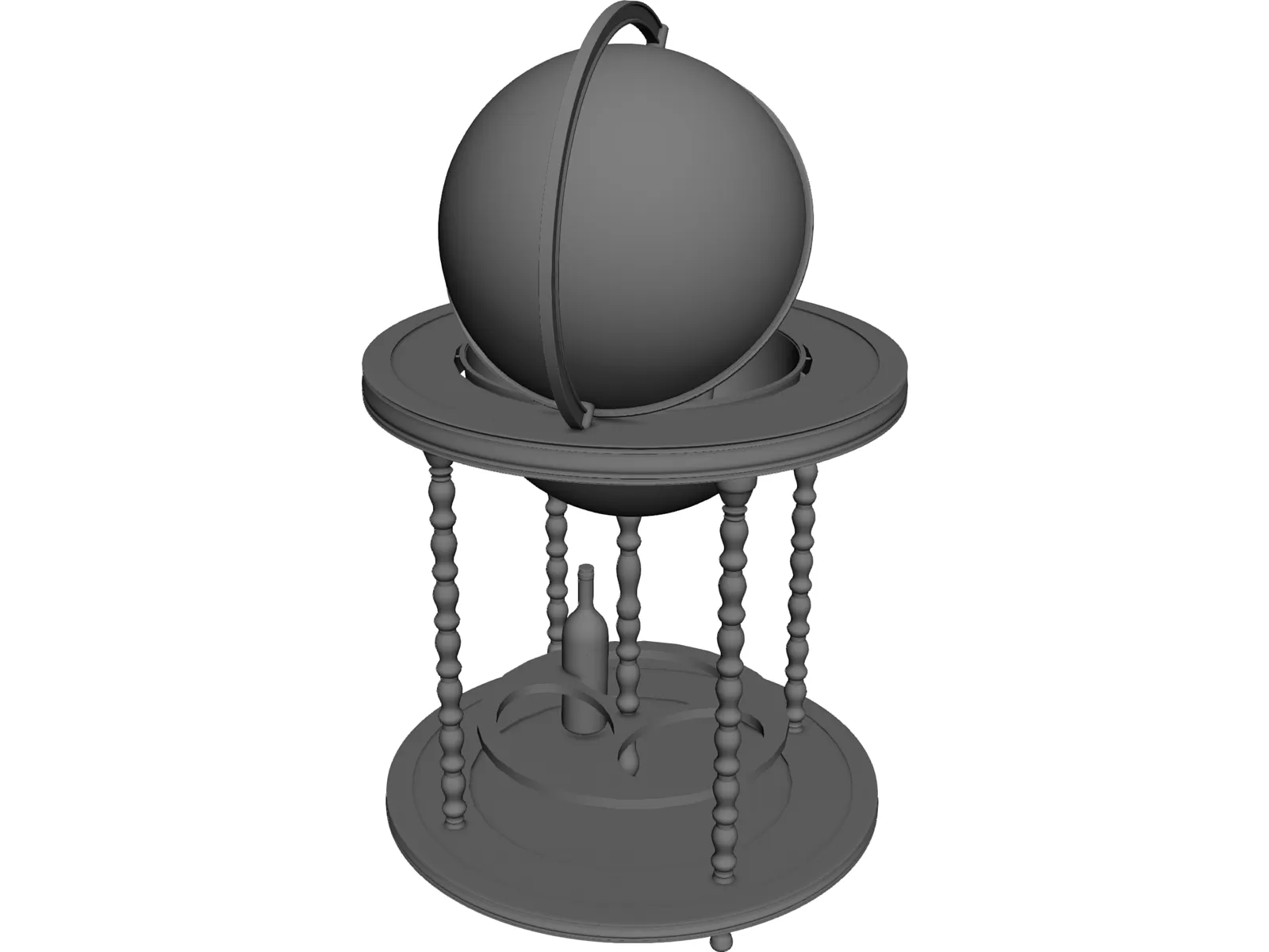 Bar Globe 3D Model