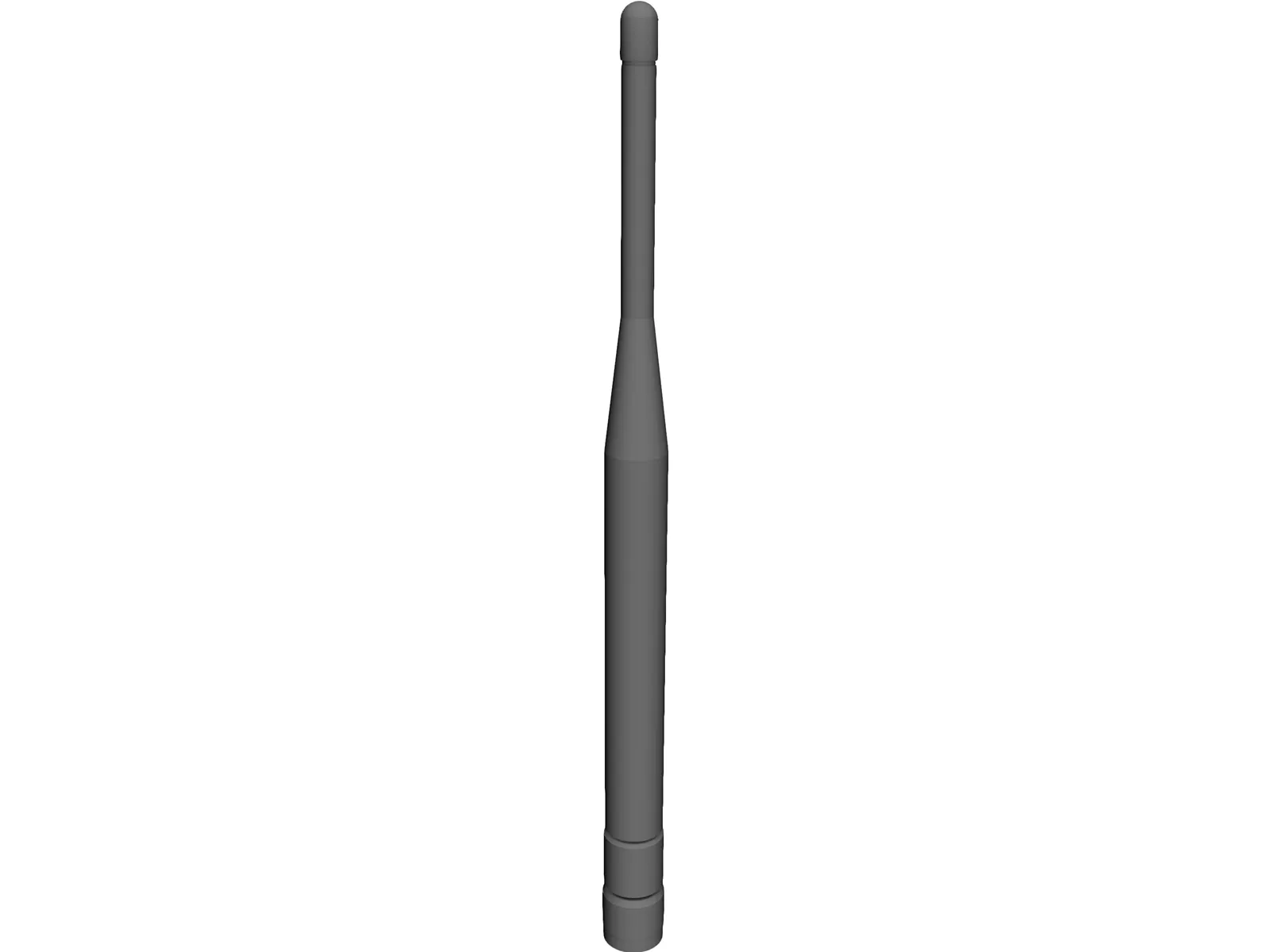 Antenna 800 MHz Whip 3D Model