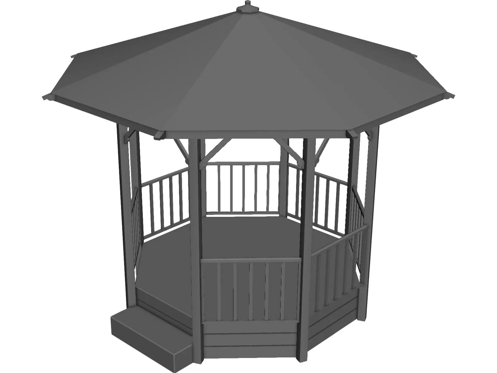 Pergola 3D Model