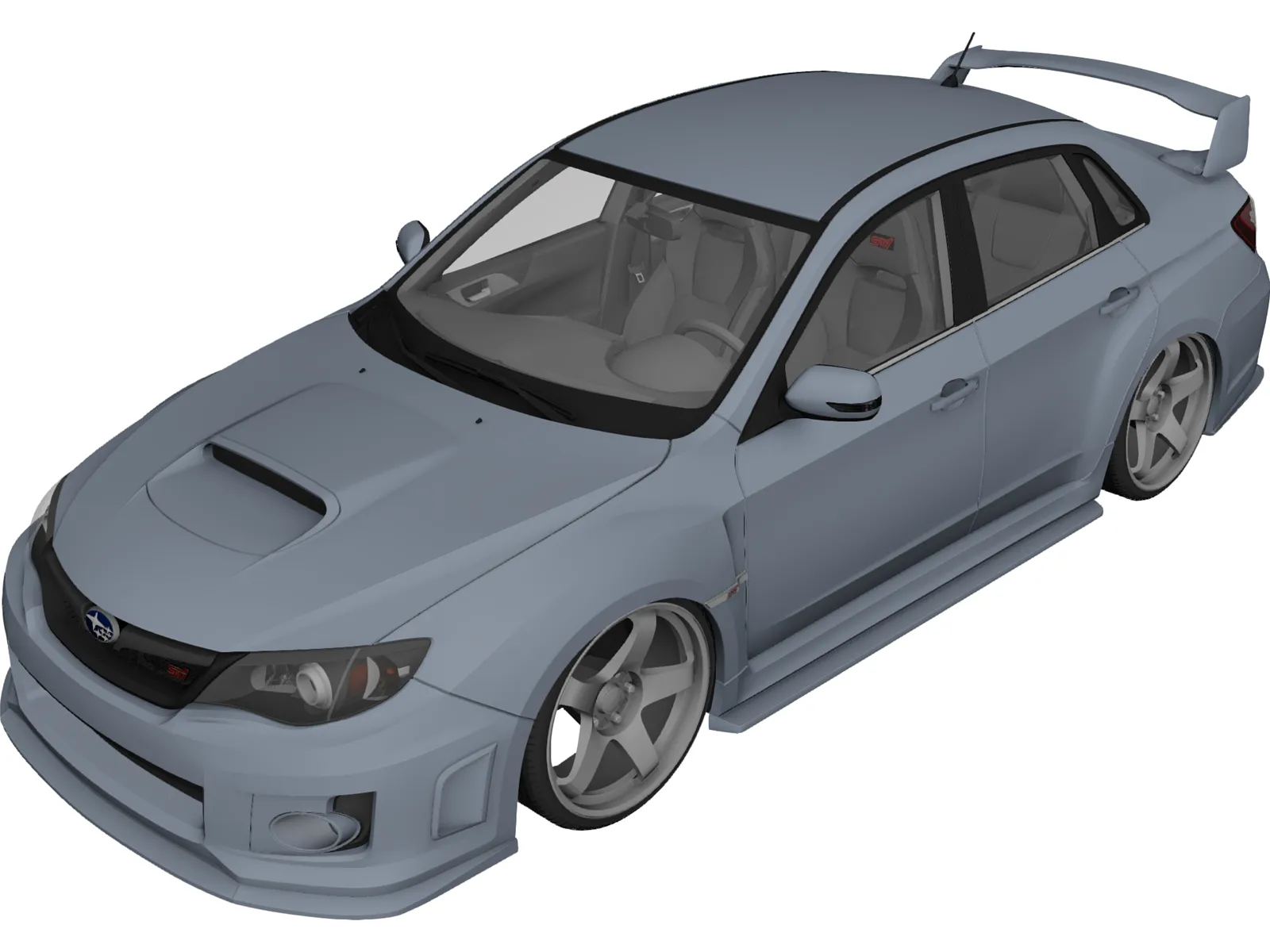 Subaru Impreza WRX STI (2011) 3D Model