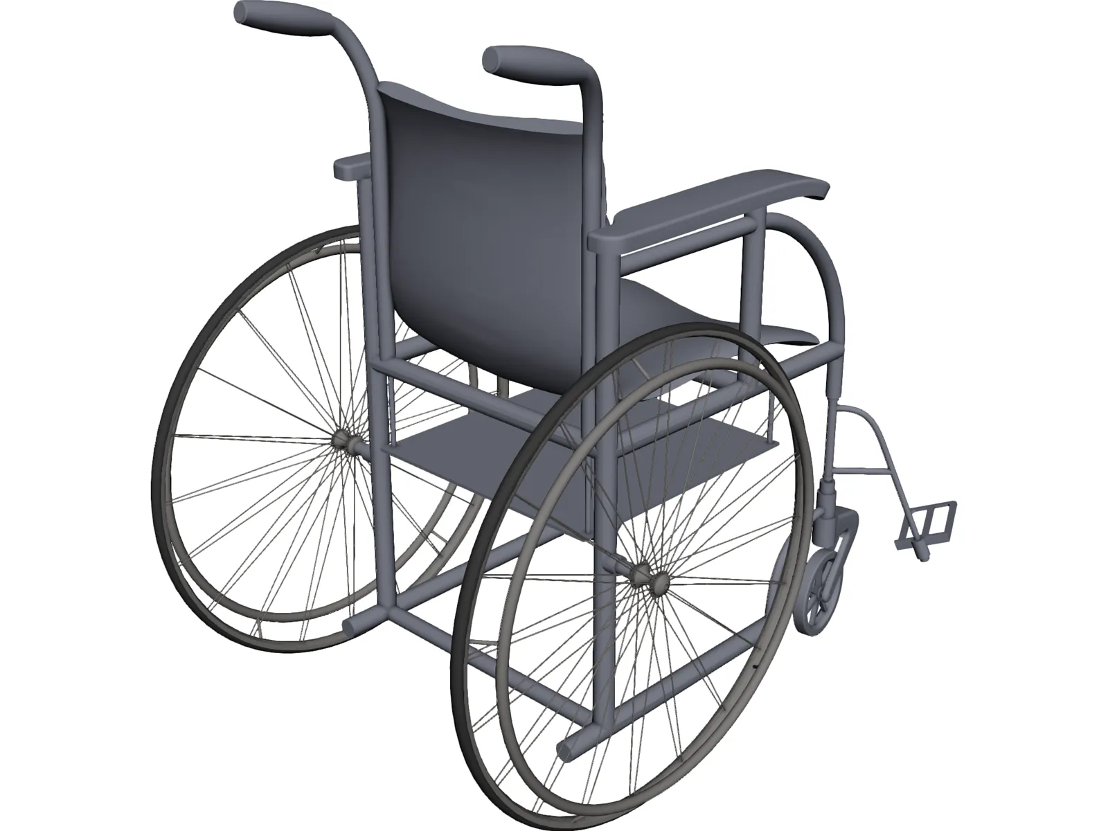 Wheelchair 3D Model