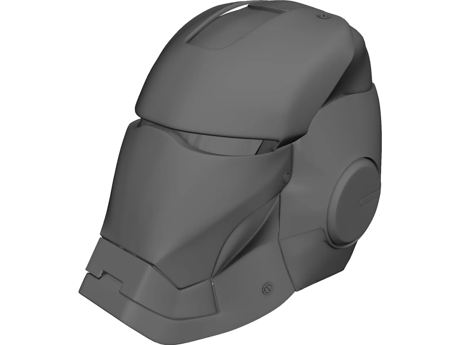 Ironman Helmet 3D Model