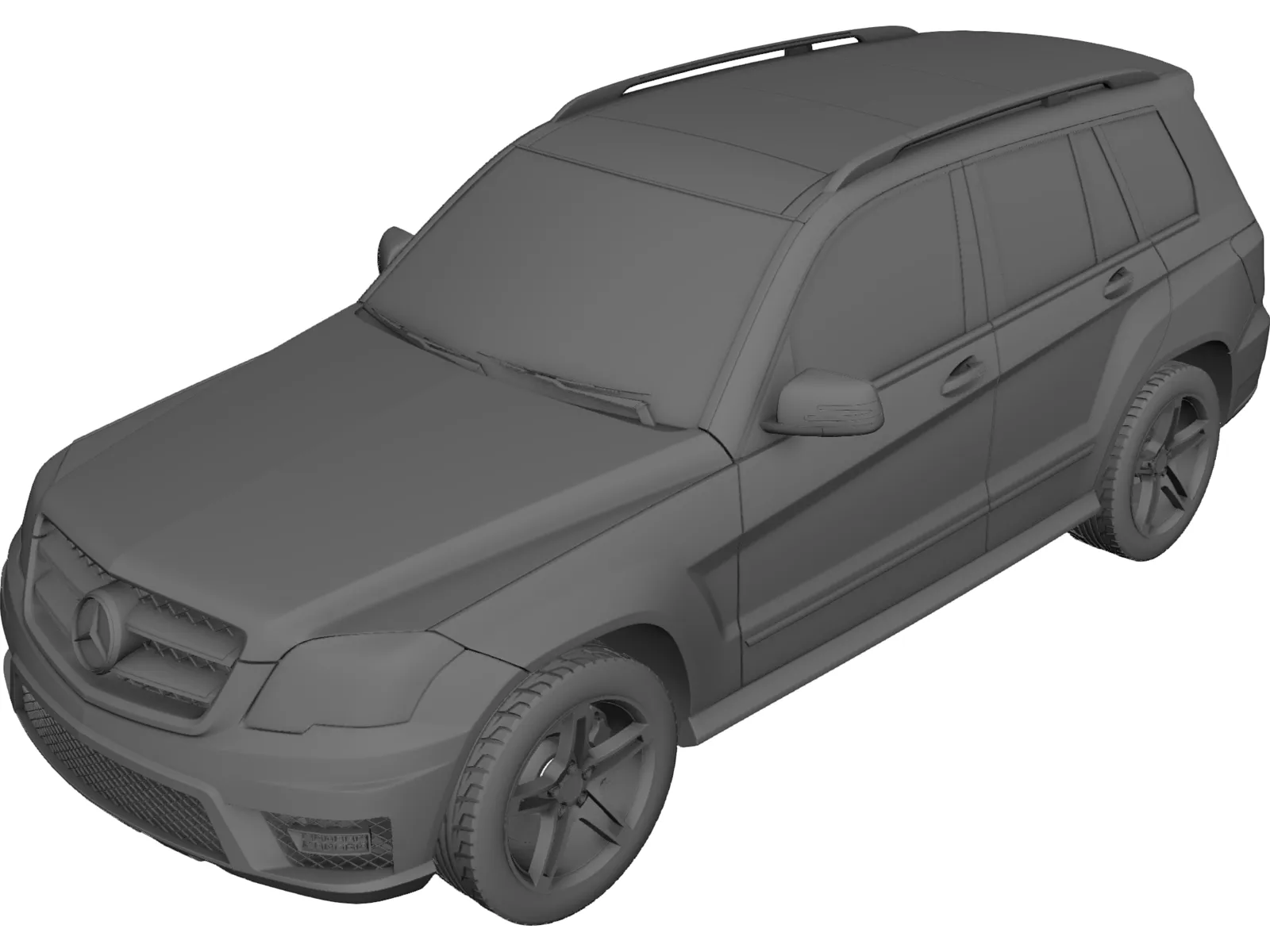 Mercedes-Benz GLK 220 CDI 4MATIC BlueEFFICIENCY 3D Model