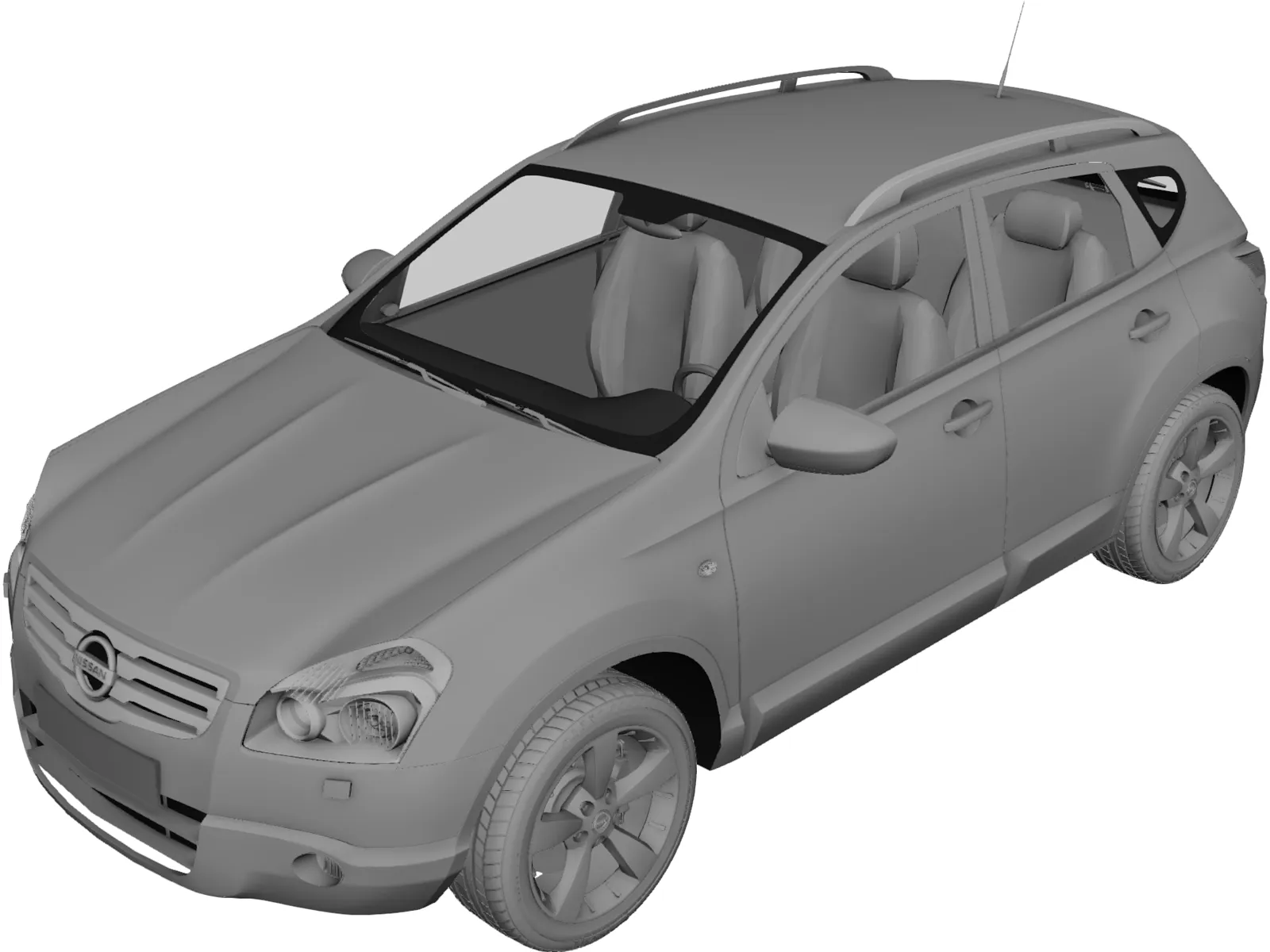 Nissan Qashqai (2009) 3D Model