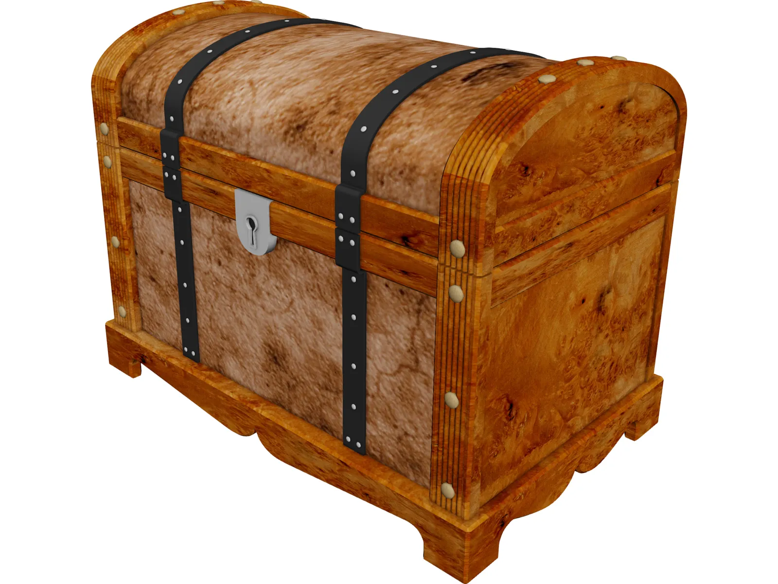 Treasure Chest 3D Model