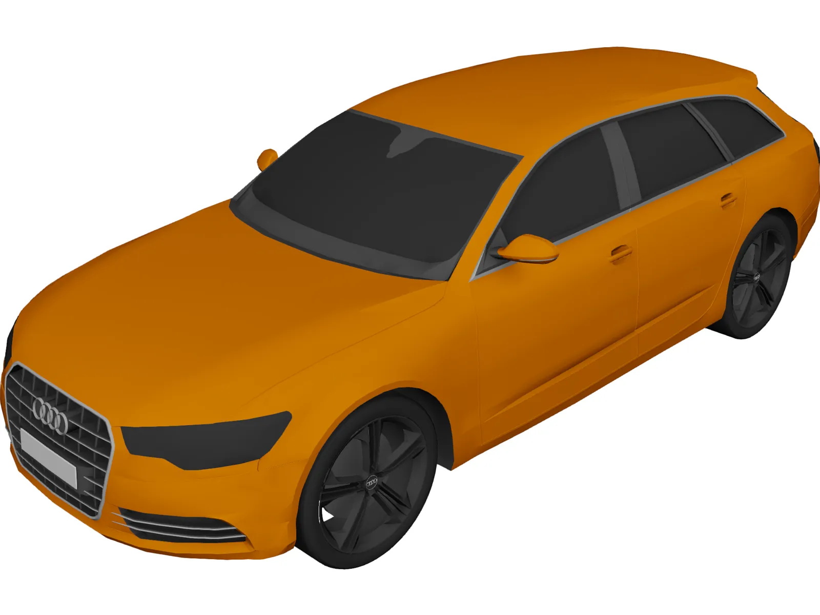 Audi A6 Avant (2012) 3D Model