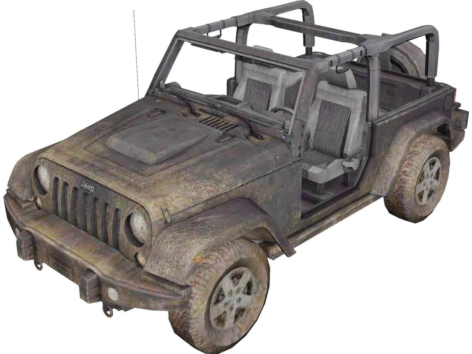 Jeep Wrangler 3D Model