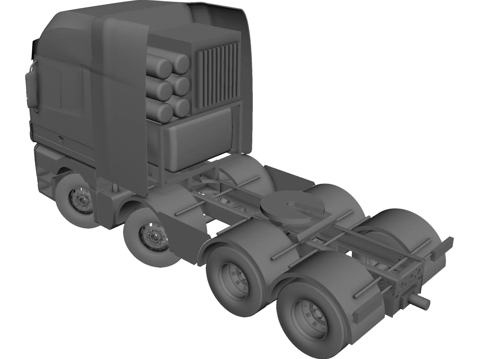 Mercedes-Benz Titan Truck 3D Model