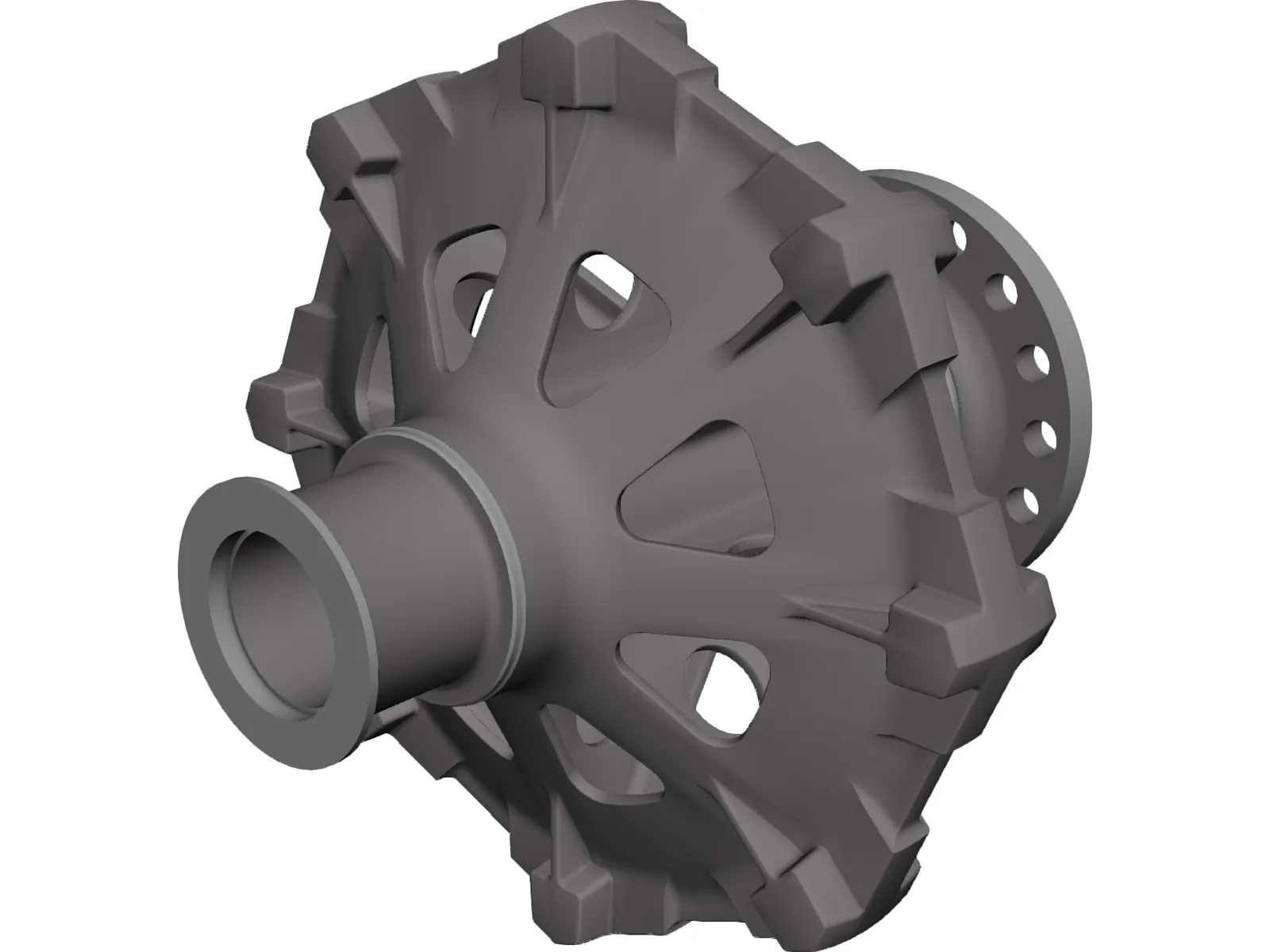 Traction Sheave 3D Model