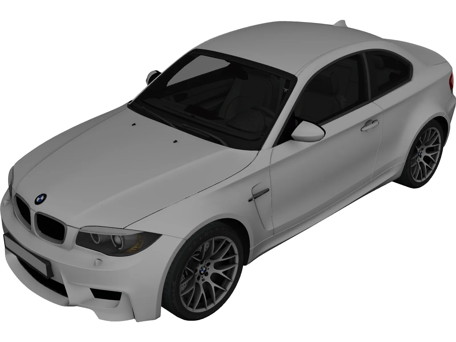 BMW 1 Series M Coupe (2011) 3D Model