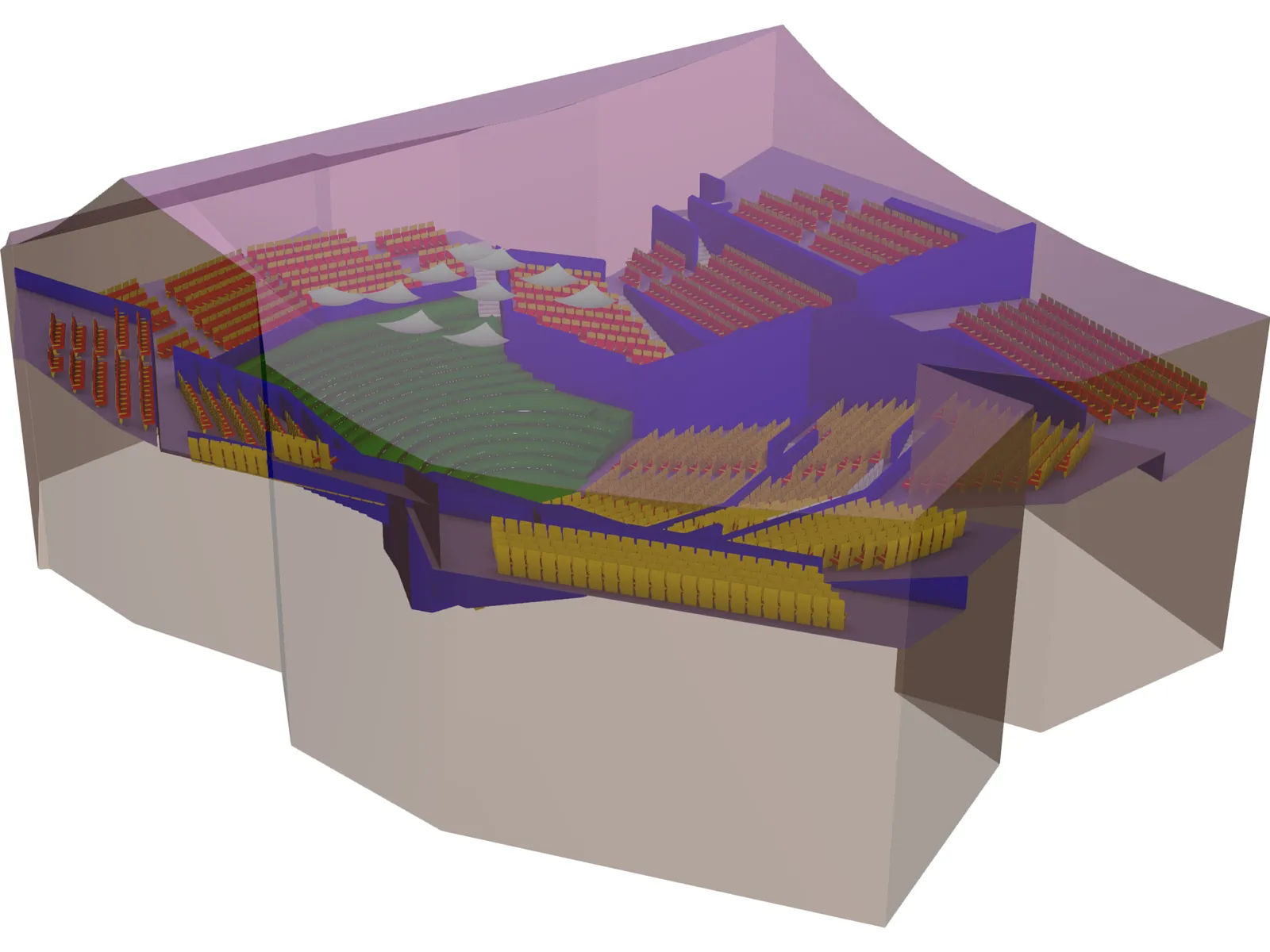 Berlin Philharmonie 3D Model