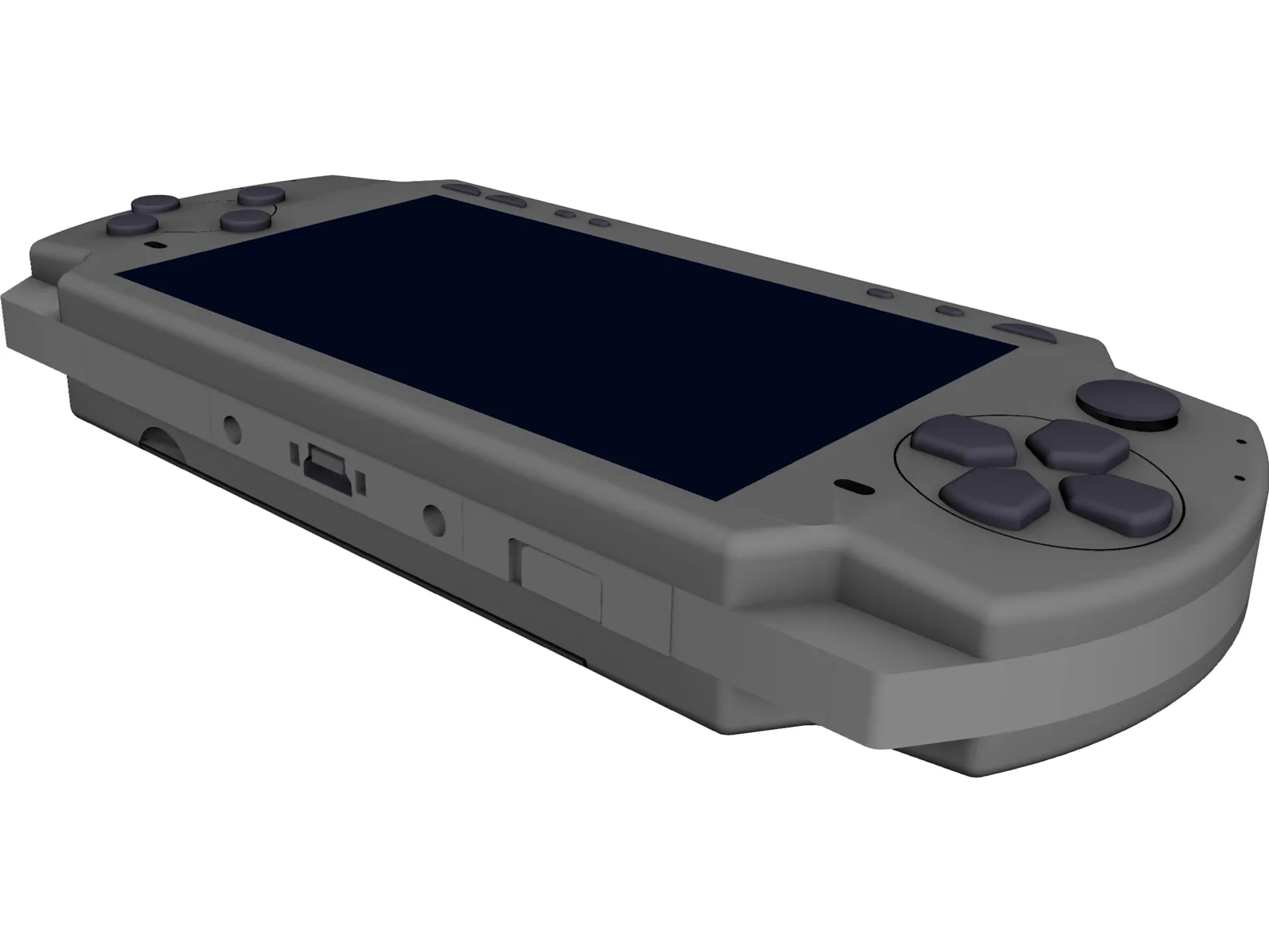 Playstation 1 console 3D model