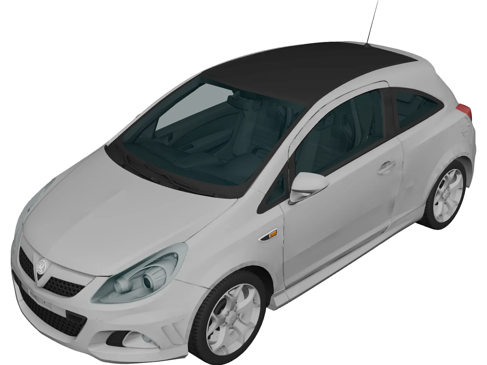 Opel/Vauxhall Corsa VXR (2009) 3D Model