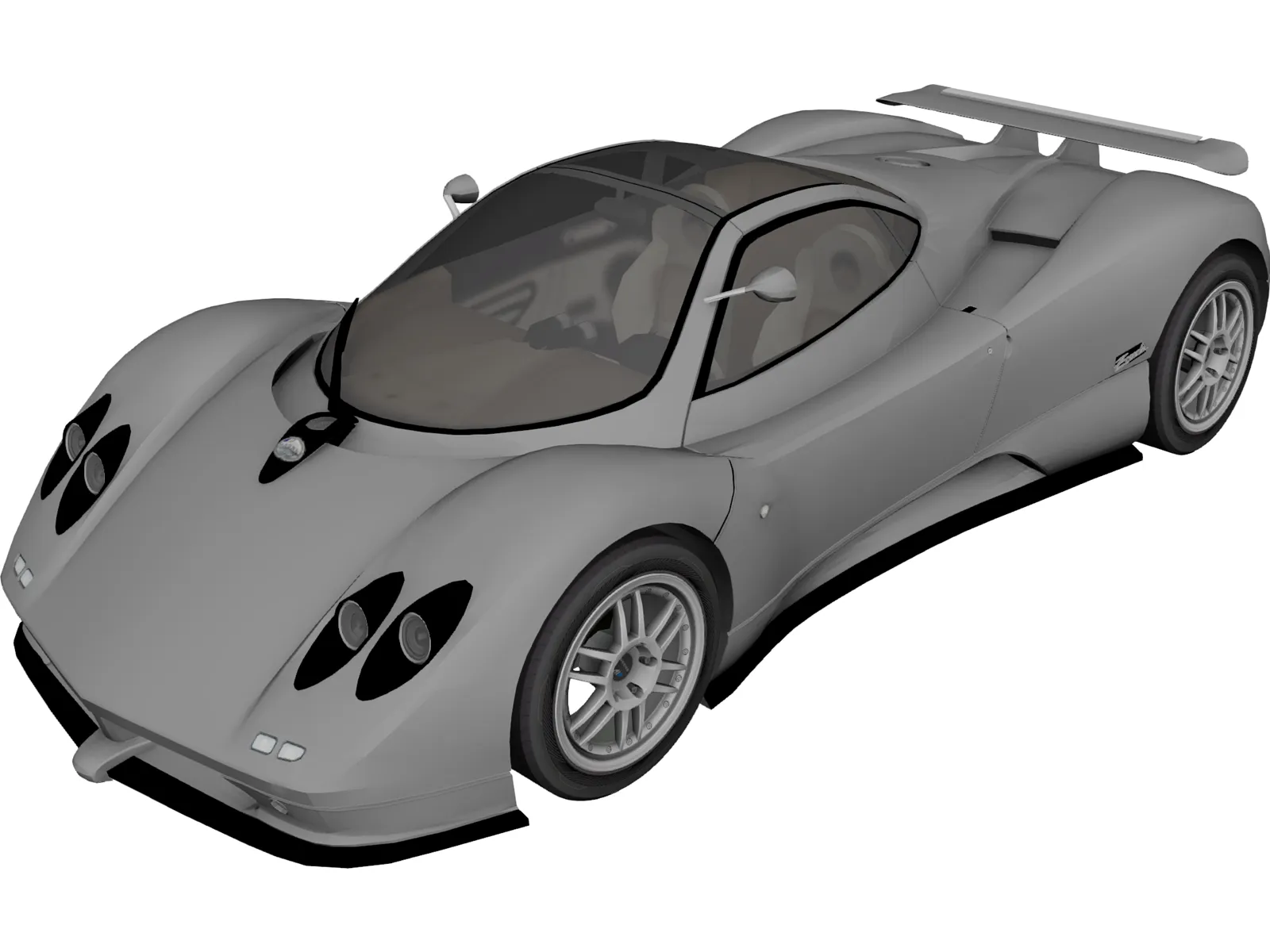 Pagani Zonda C12 3D Model