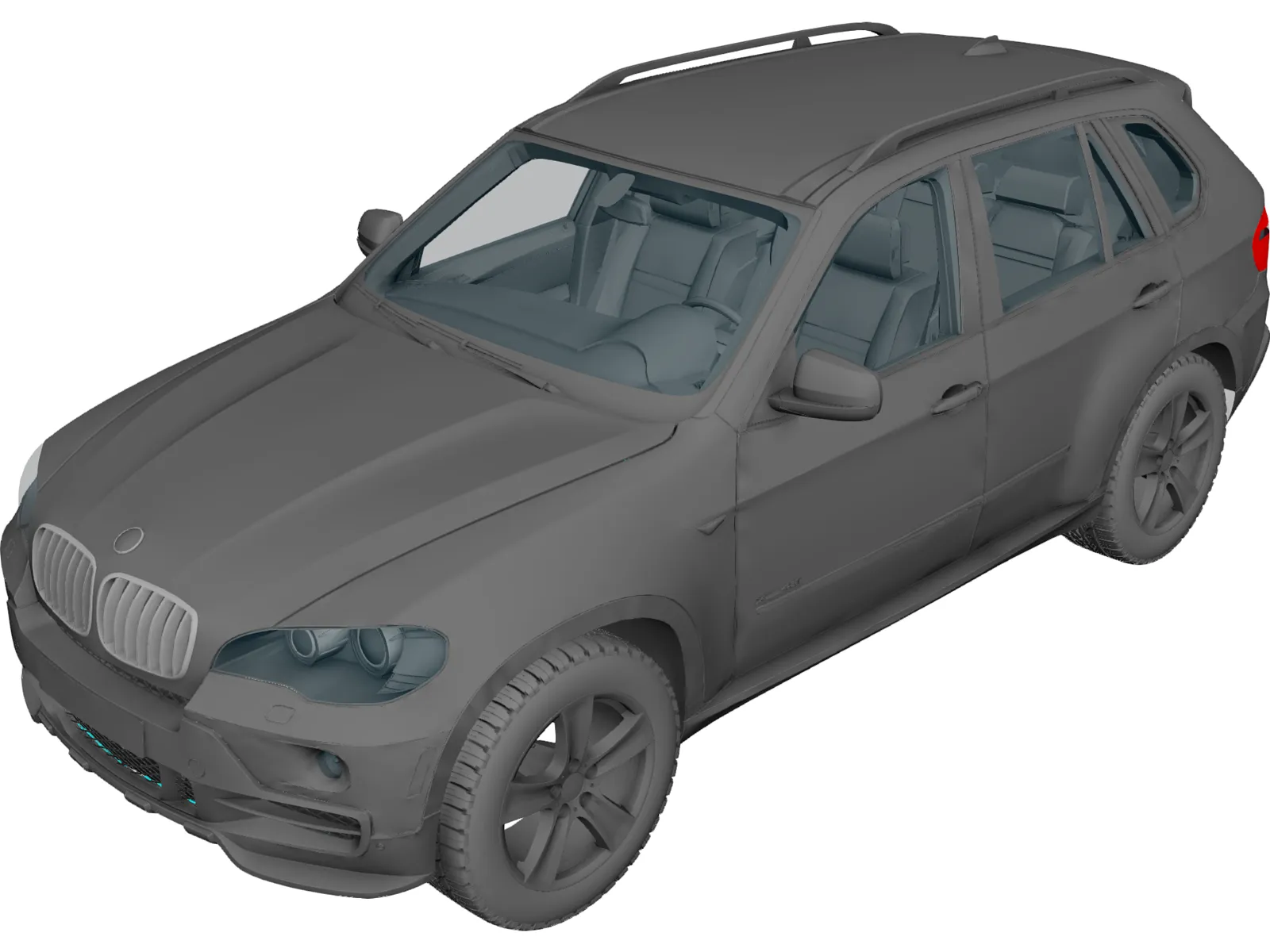 BMW X5 xDrive48i (2010) 3D Model