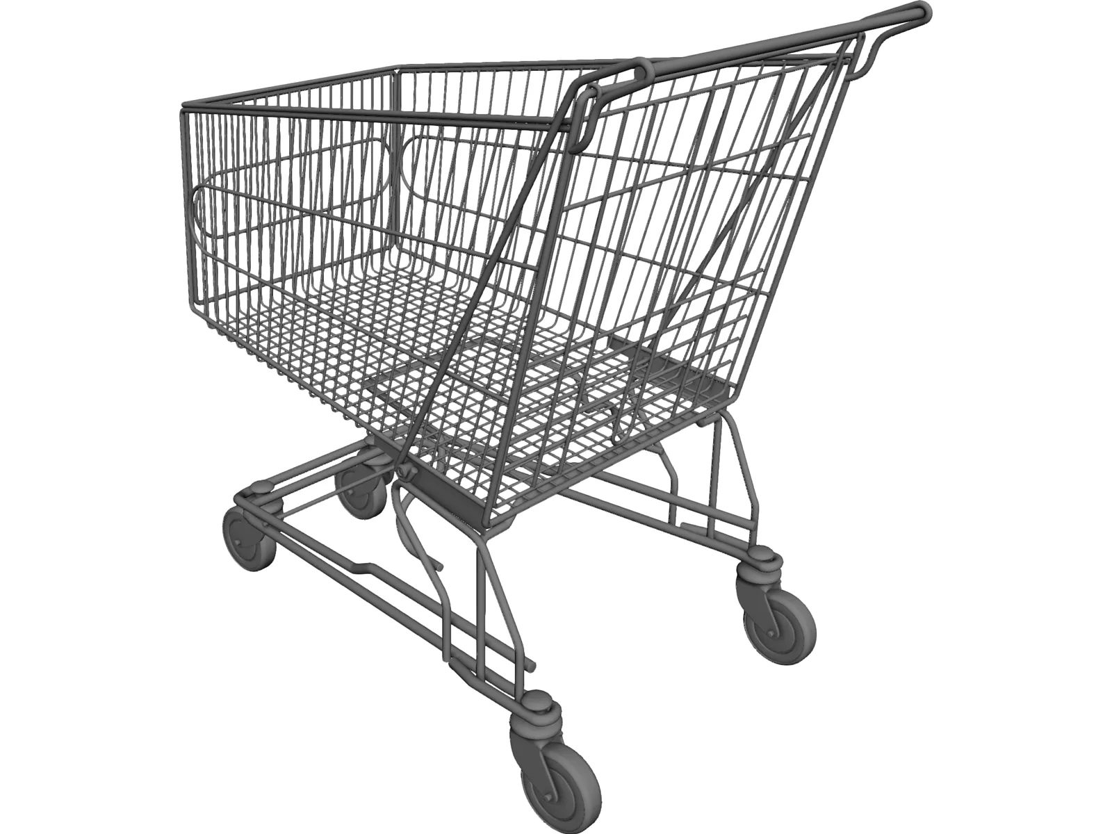 Shopping Cart 3D Model