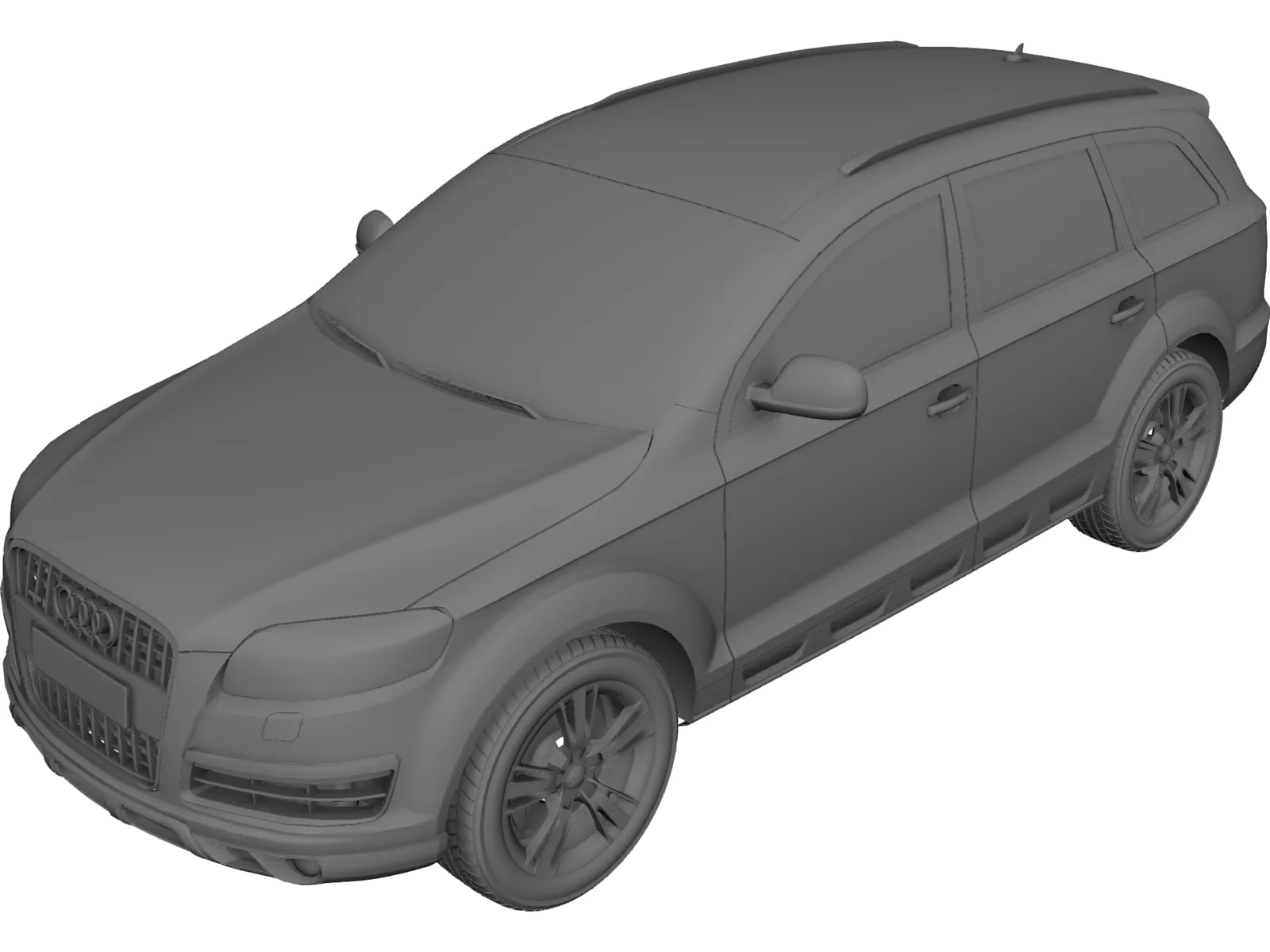 Audi Q7 (2010) 3D Model