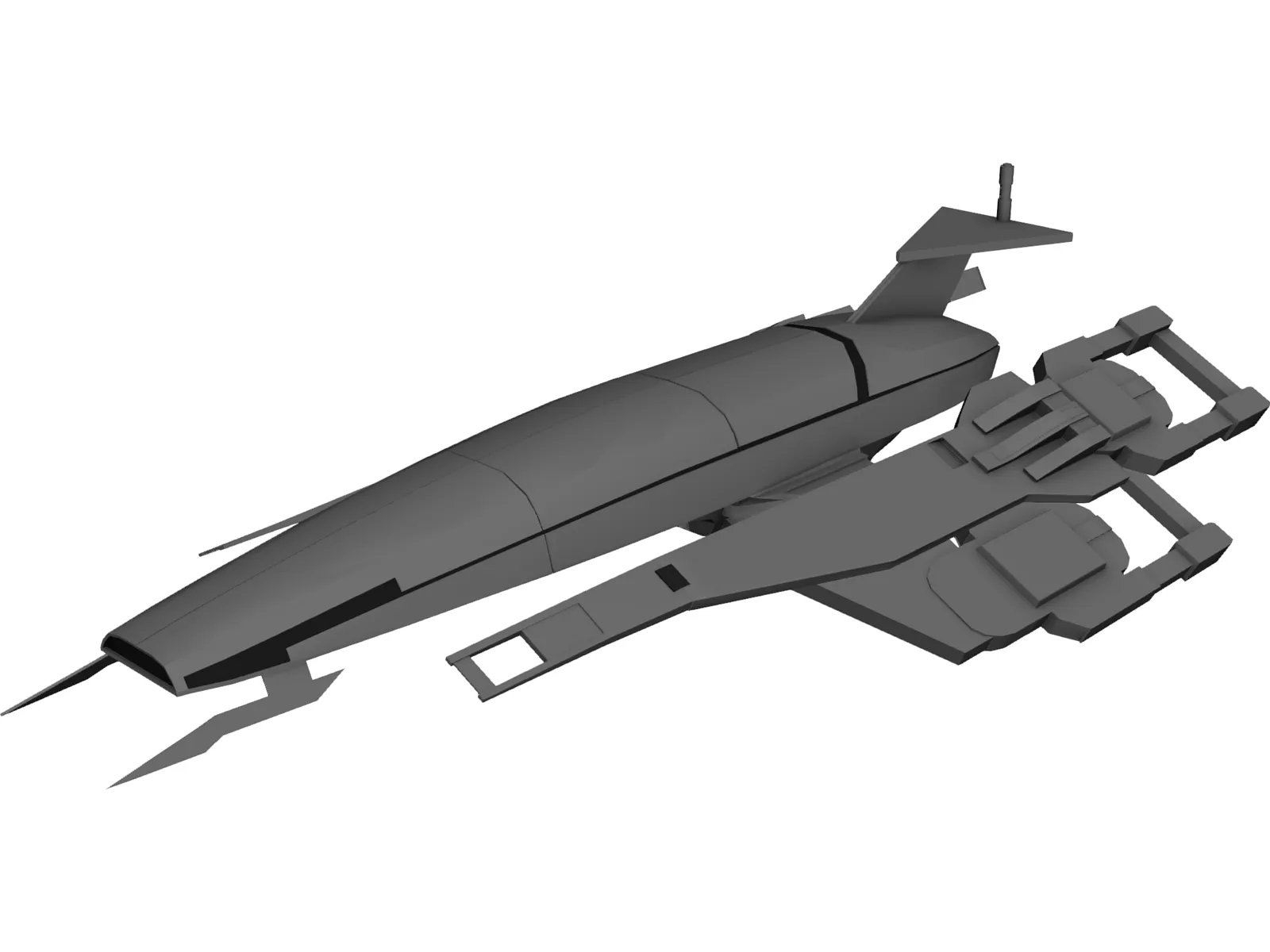 Mass Effect Normandy SSV SR1 3D Model