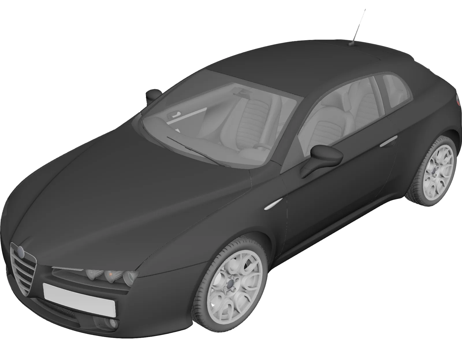 Alfa Romeo Brera 3D Model