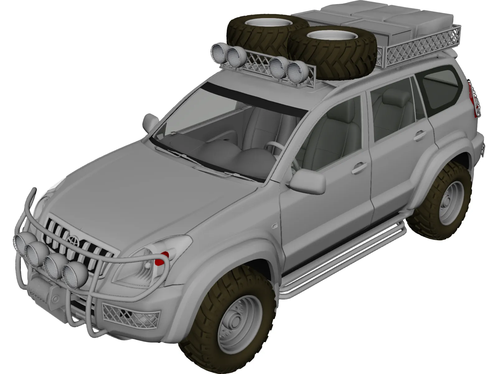 Toyota Land Cruiser 3D Model