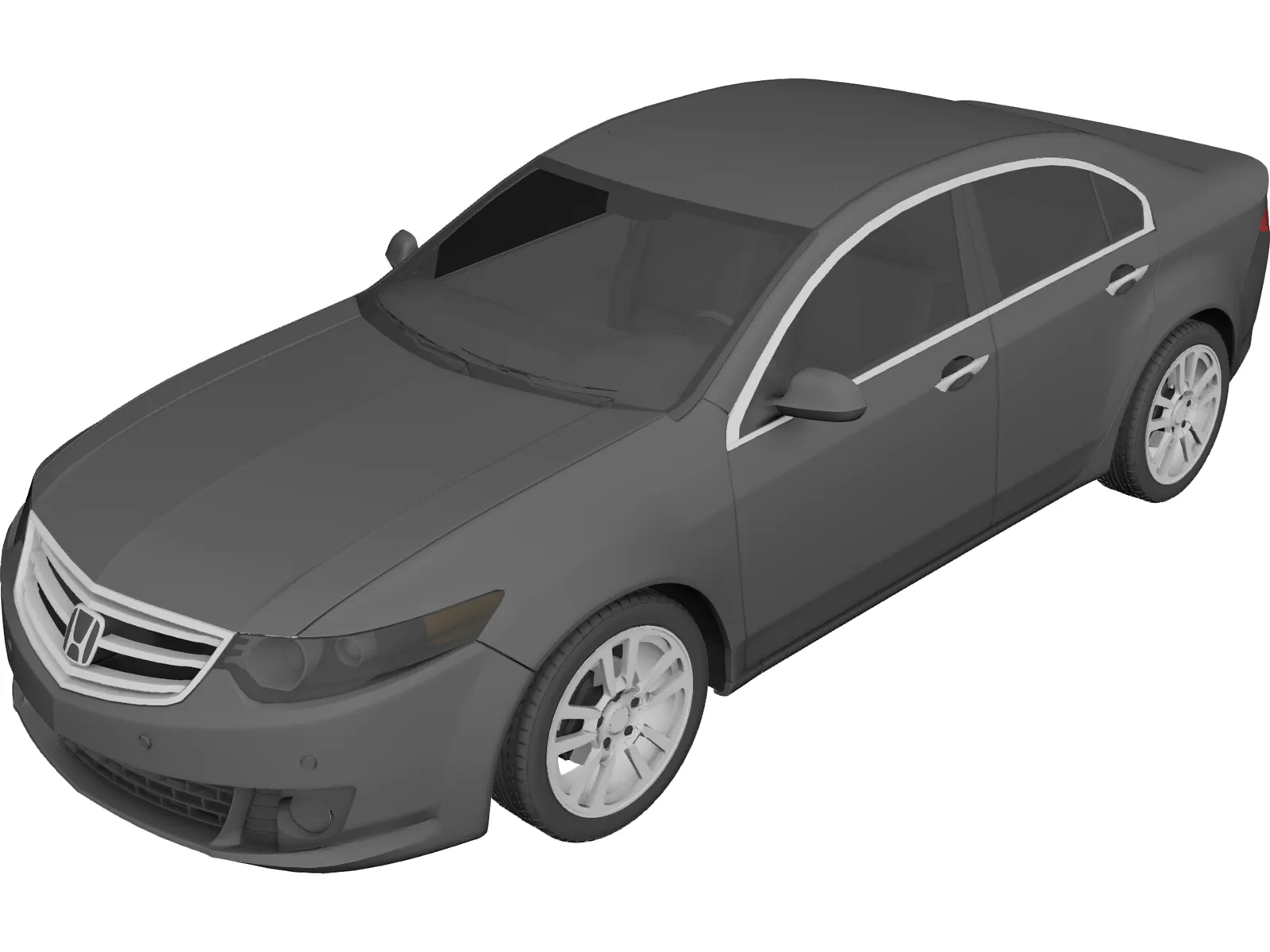 Honda Accord Sedan (2009) 3D Model