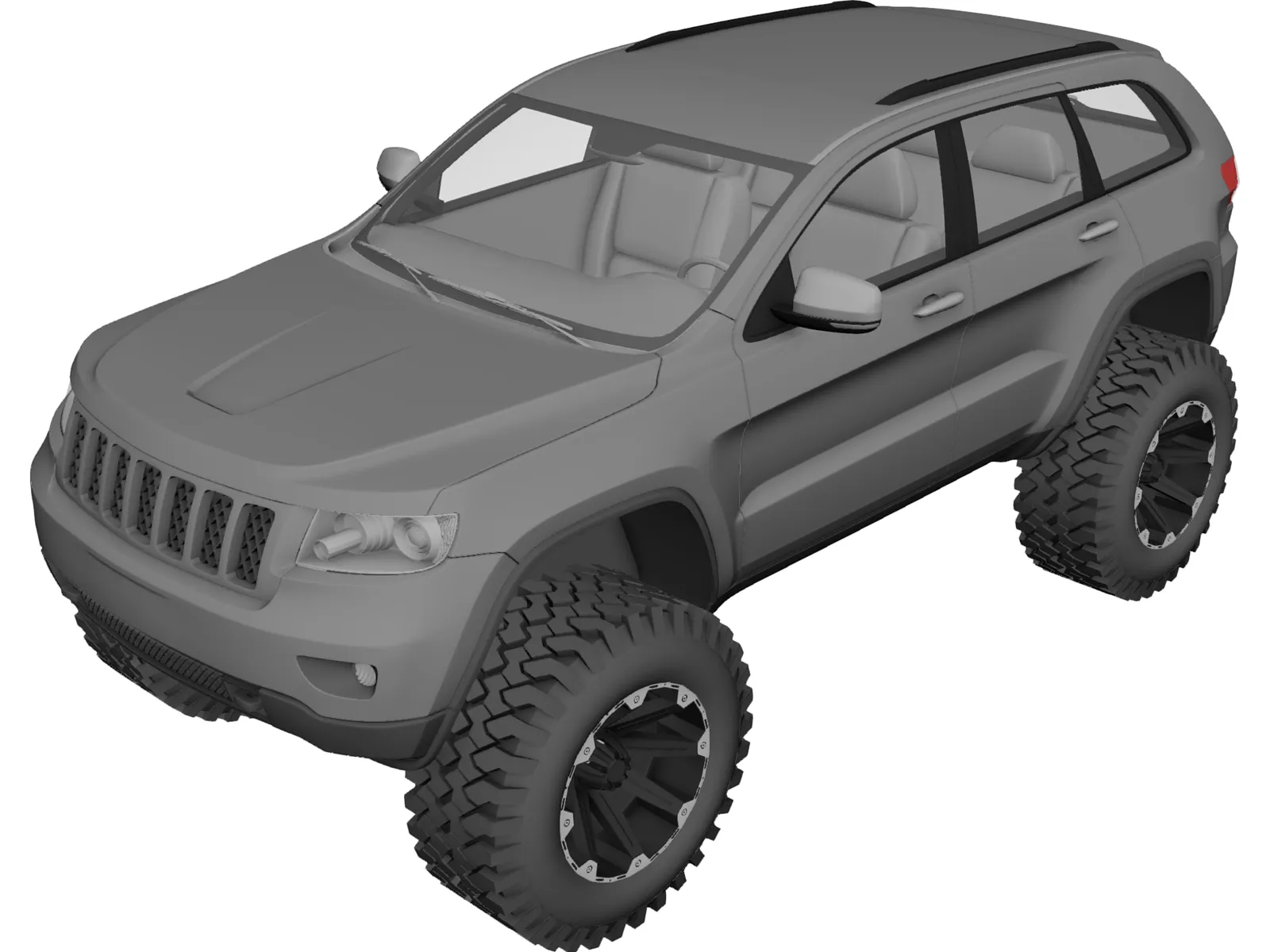 Jeep Grand Cherokee Off-Road Edition (2012) 3D Model