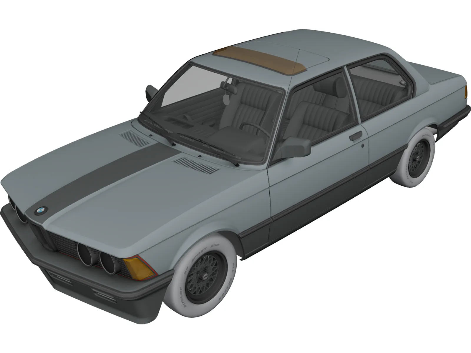 BMW 3-Series E21 3D Model