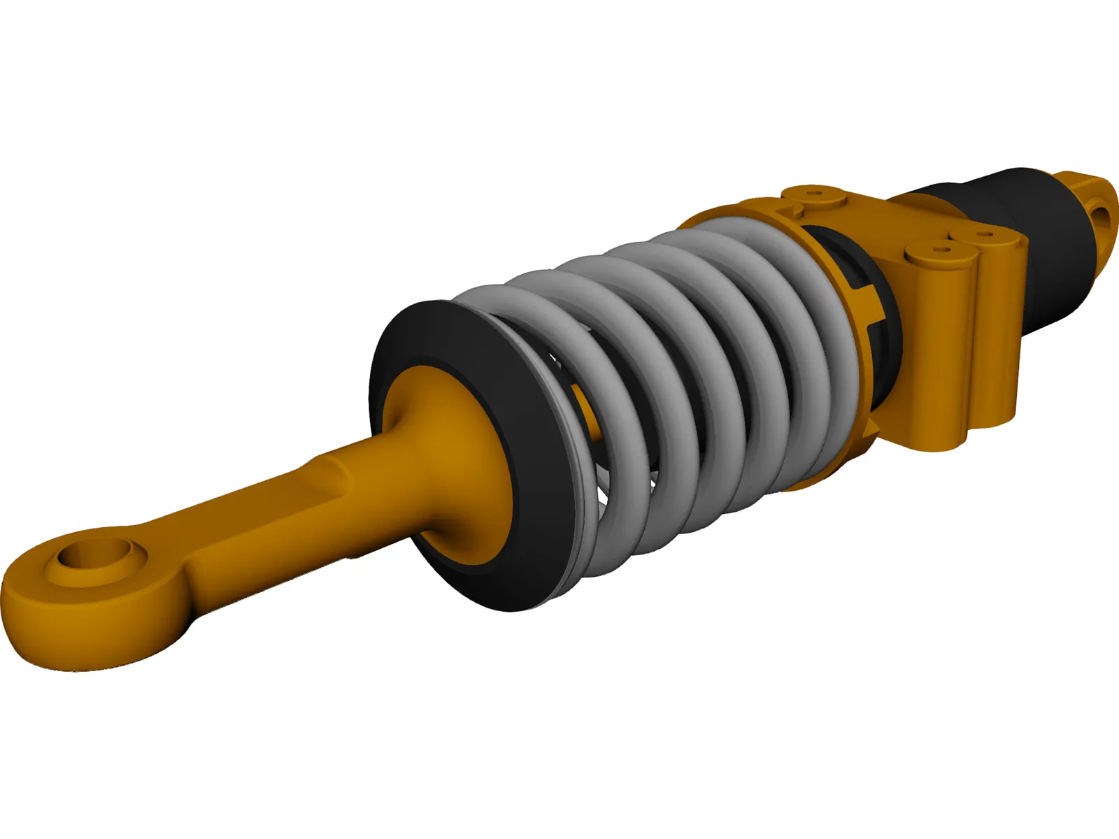 Formula Renault 3.5 Rear Suspension Damper 3D Model