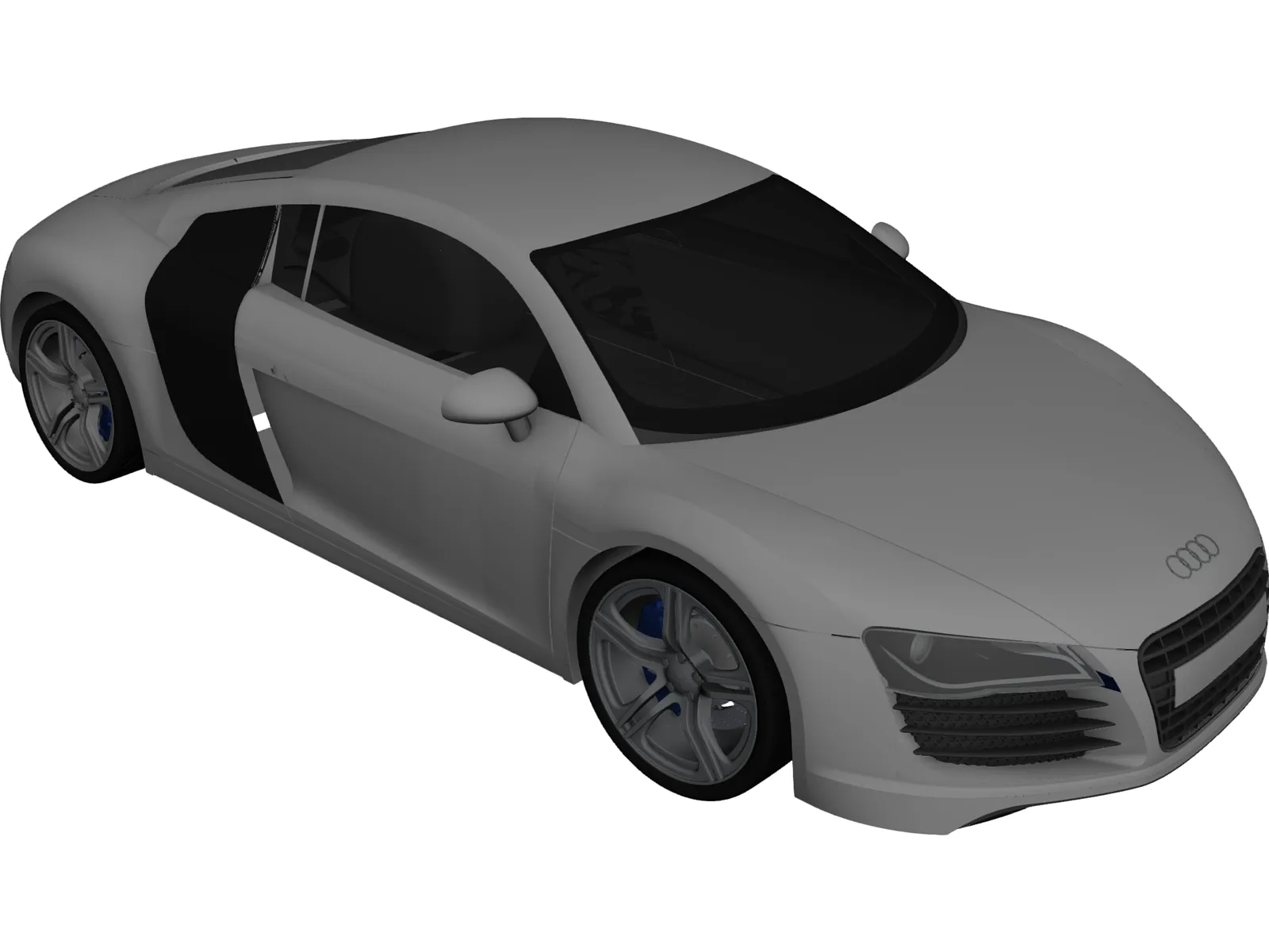 Audi R8 3D Model