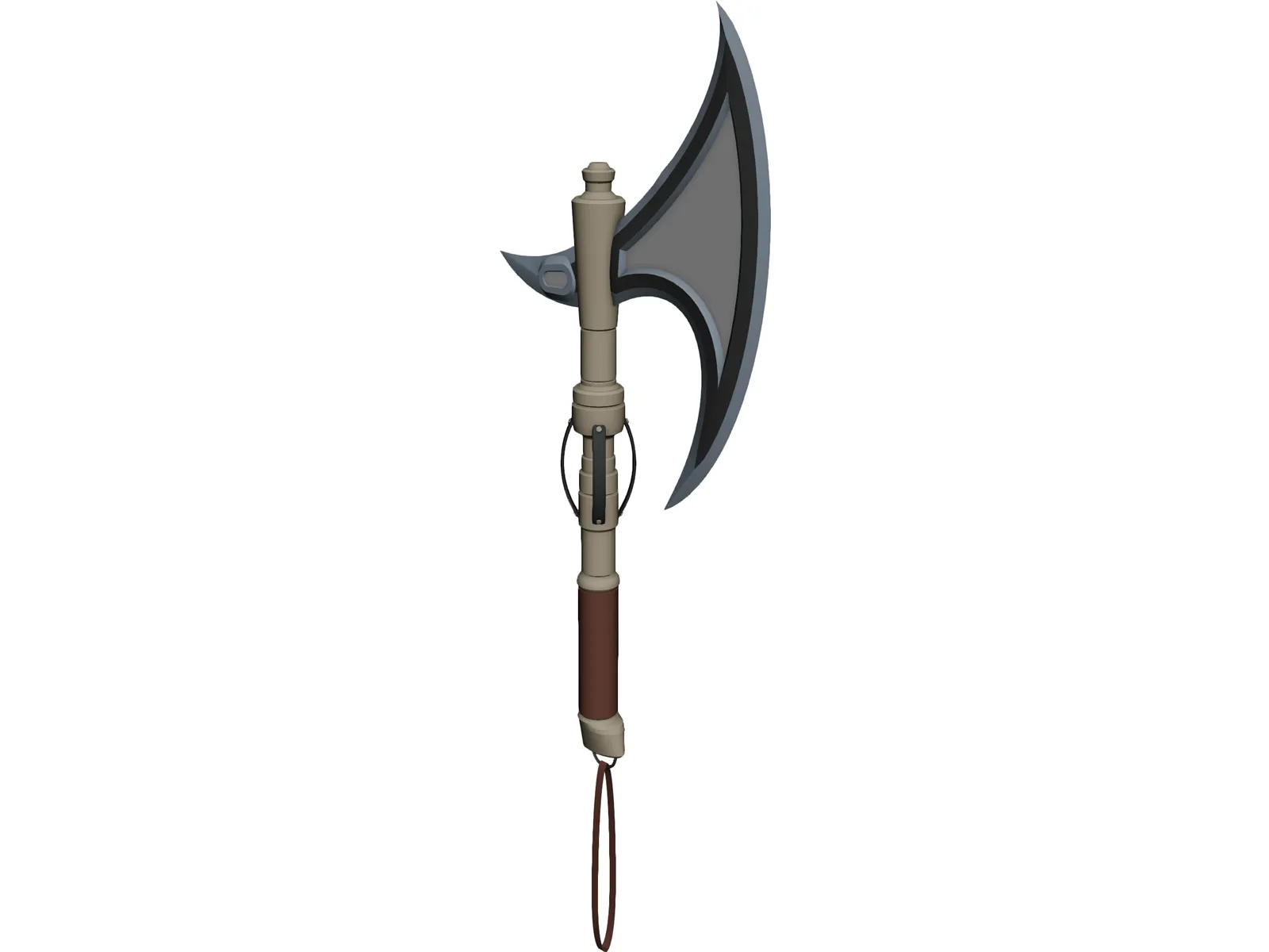 Short Axe Of Desolation 3D Model