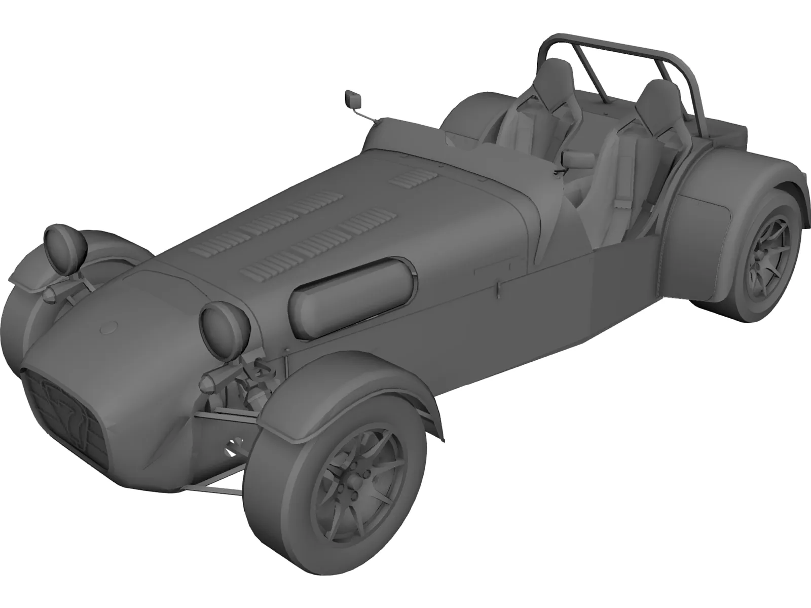 Caterham R500 3D Model