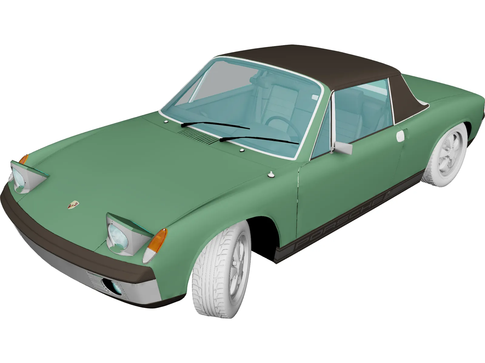 Porsche 914-6 (1970) 3D Model