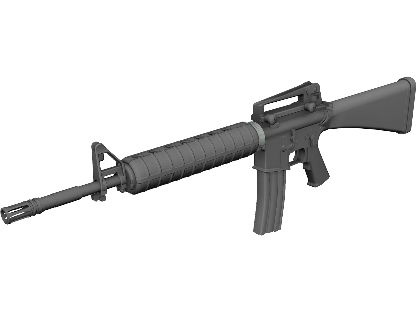 M16A2 3D Model