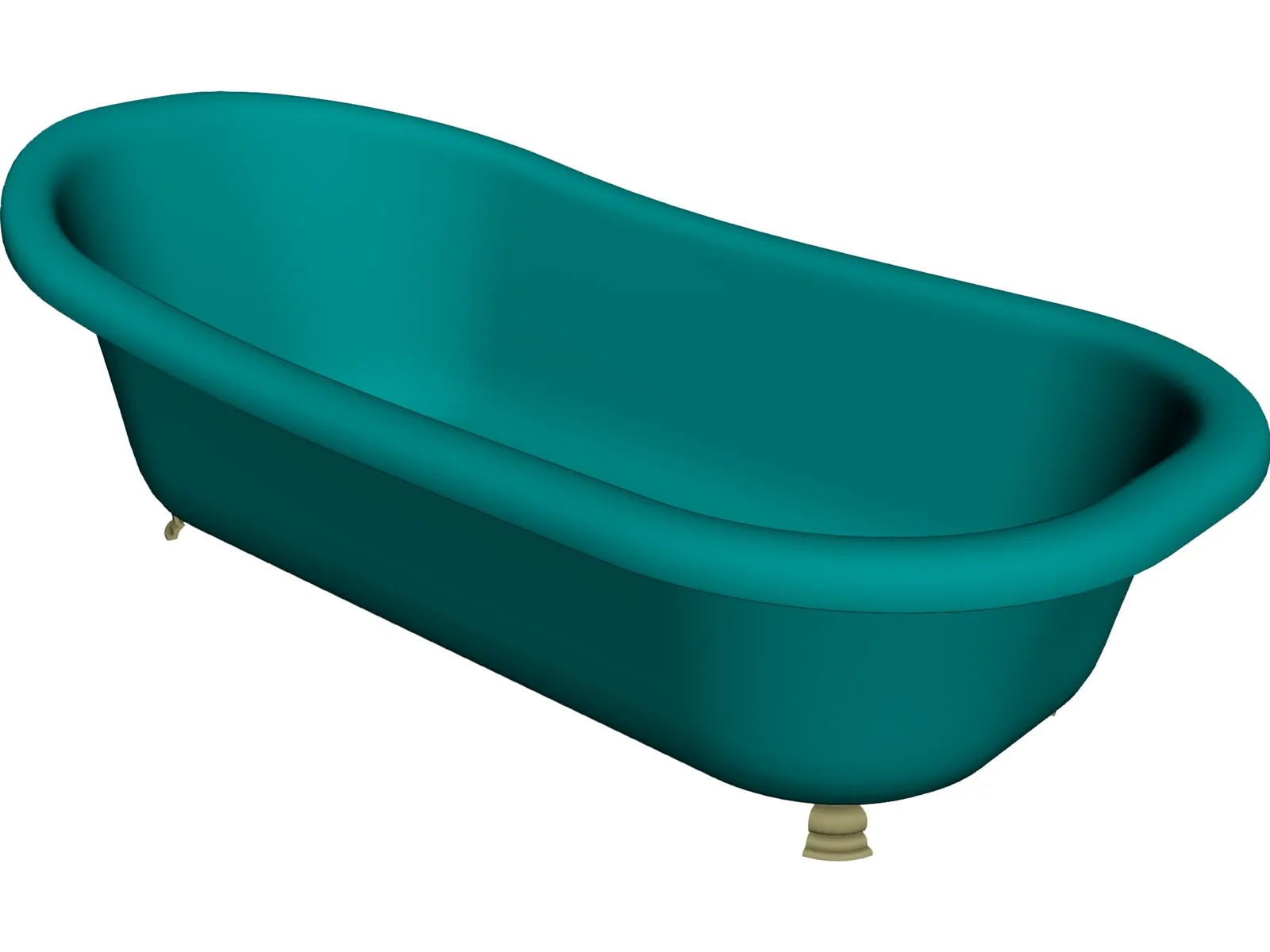 Bathtub Free Standing 3D Model