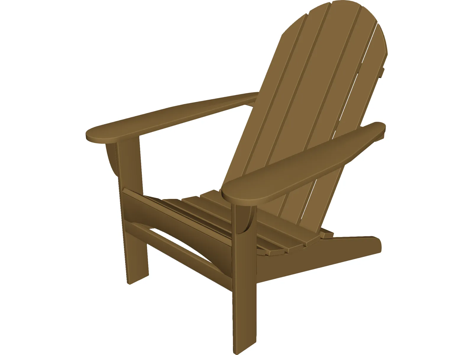 Chair Adirondak 3D Model