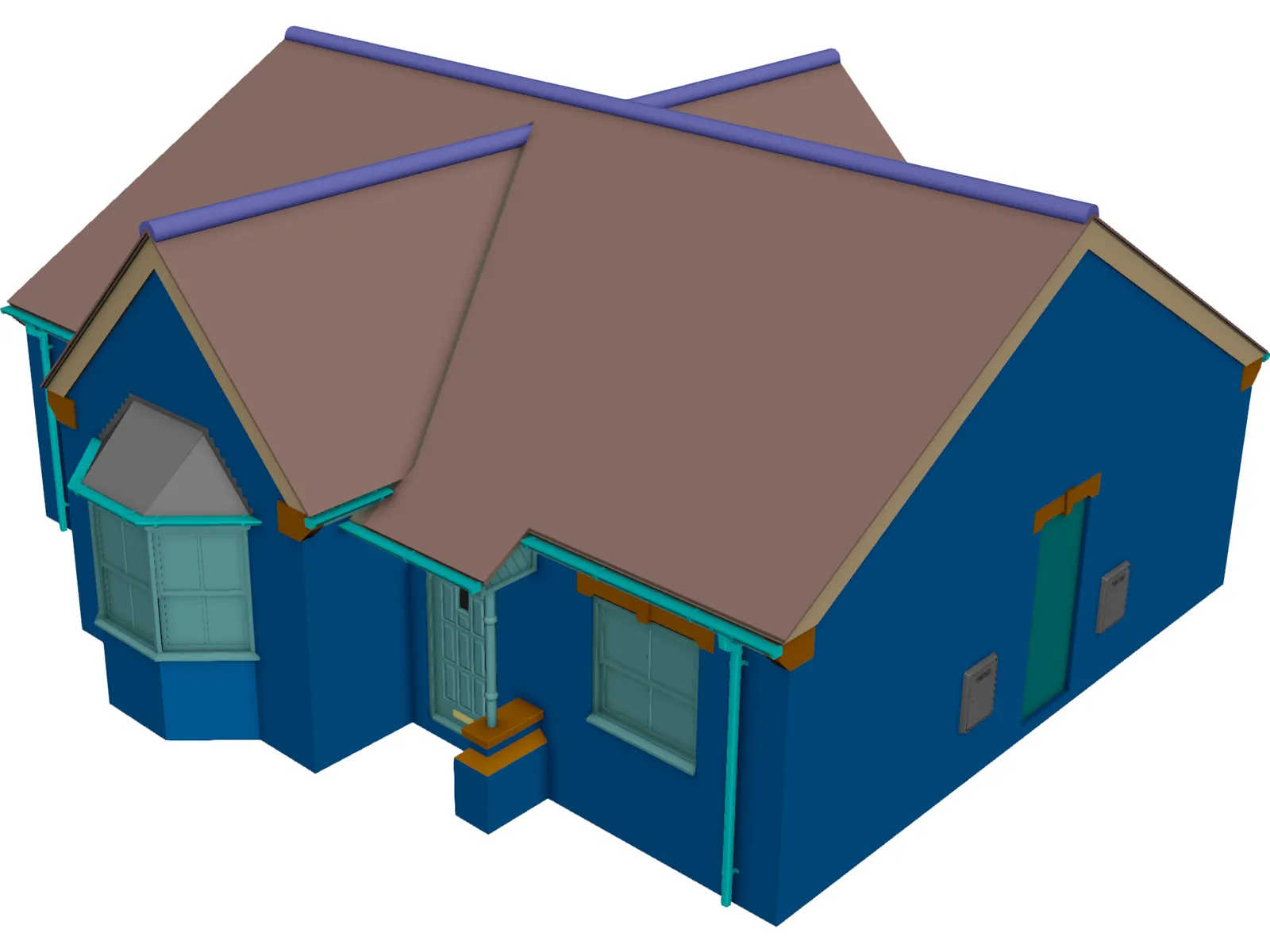 Bungalow 3D Model