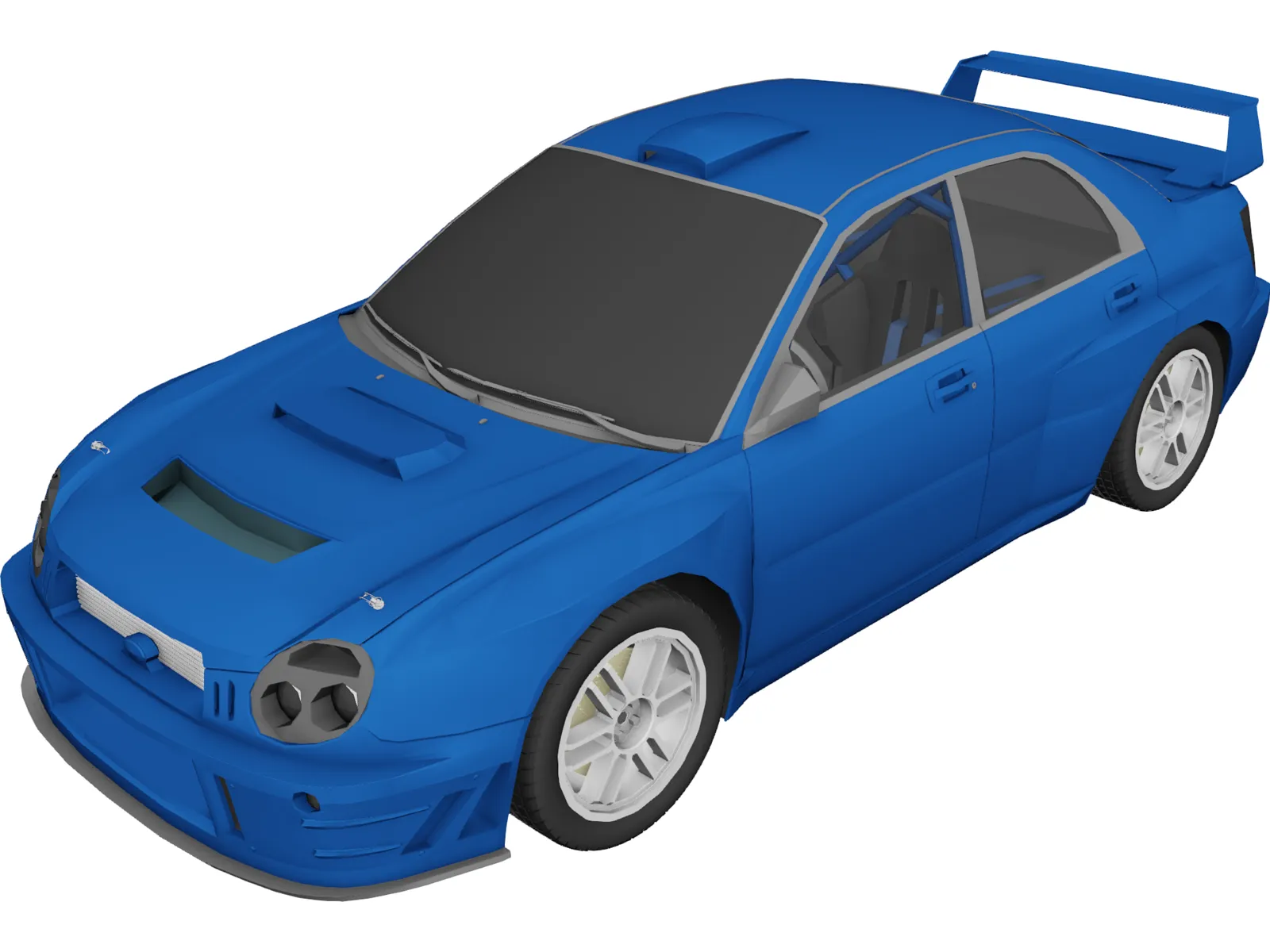 Subaru Impreza WRX STi WRC (2001) 3D Model