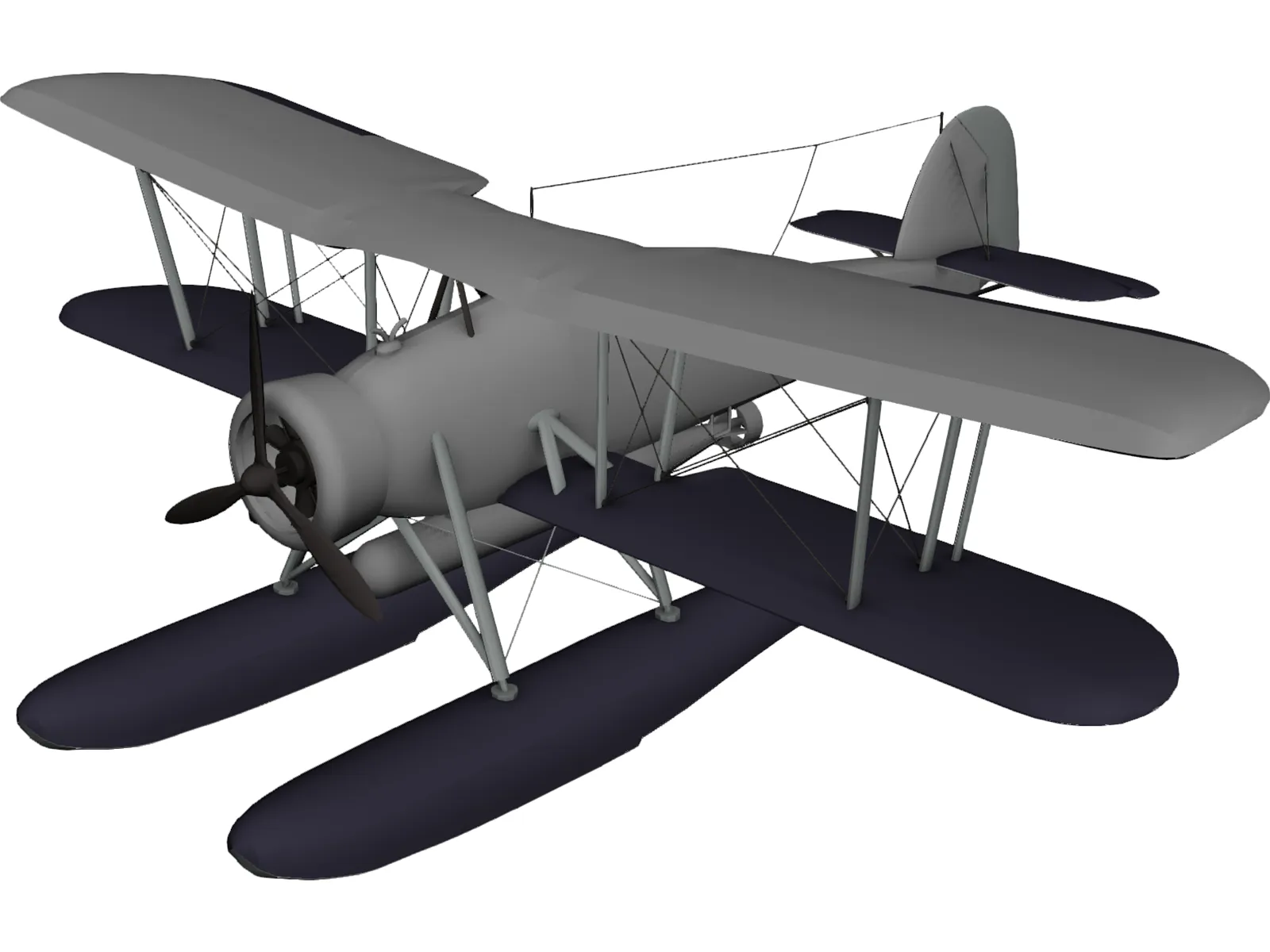 Fairey Swordfish 3D Model