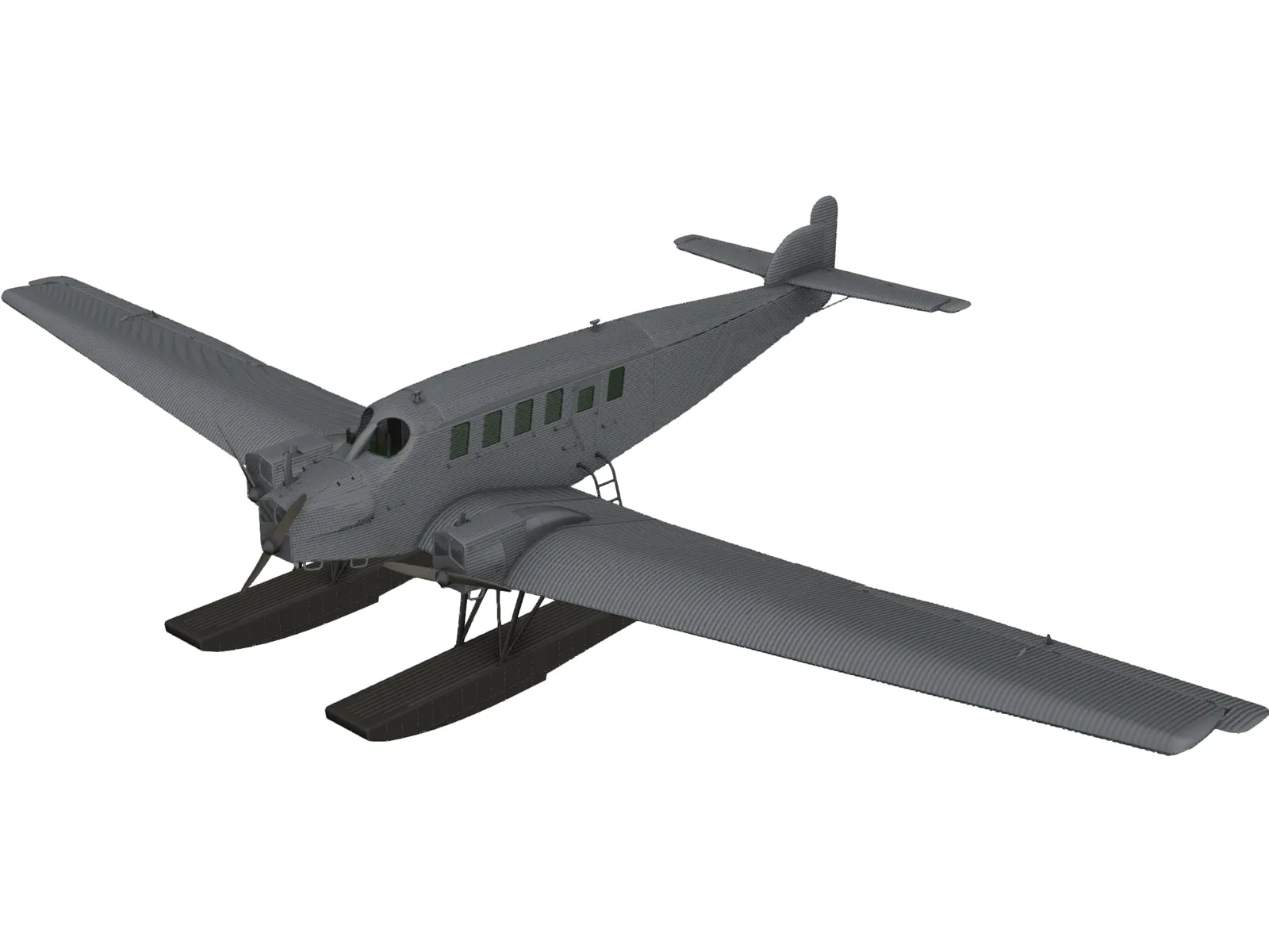 Junkers Ju G 24 3D Model