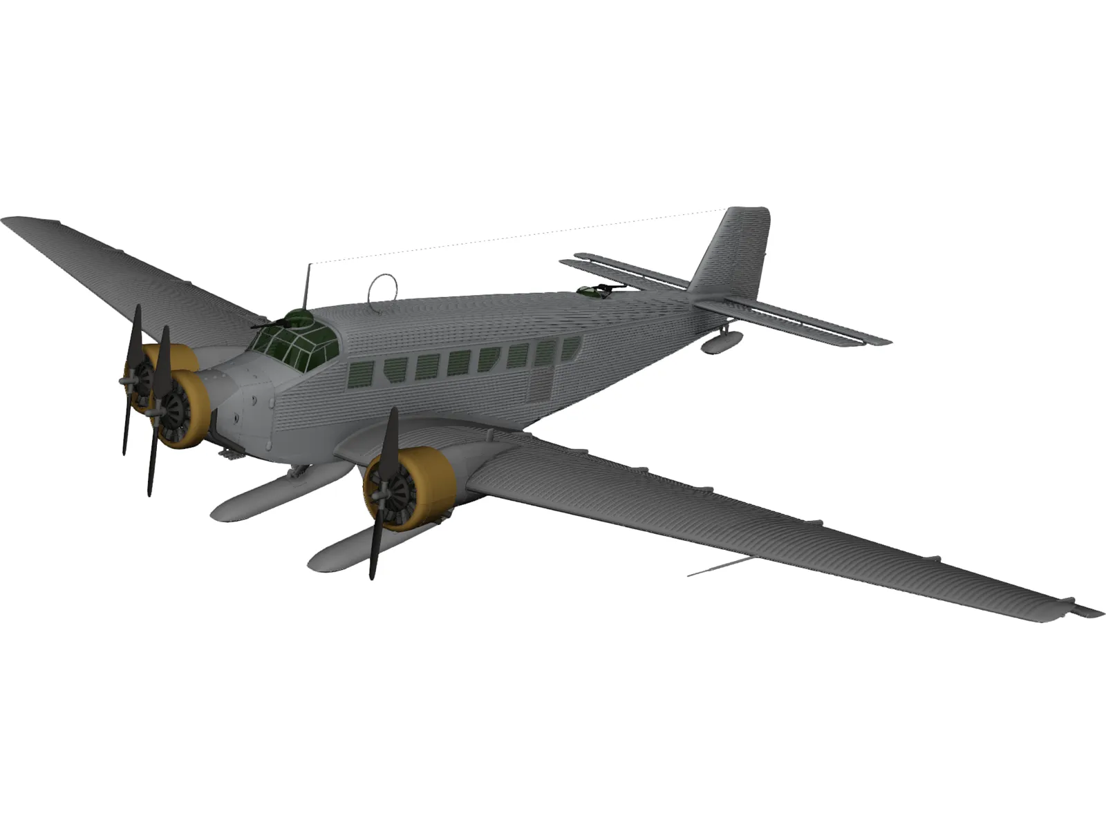 Junkers Ju 52 G5 3D Model