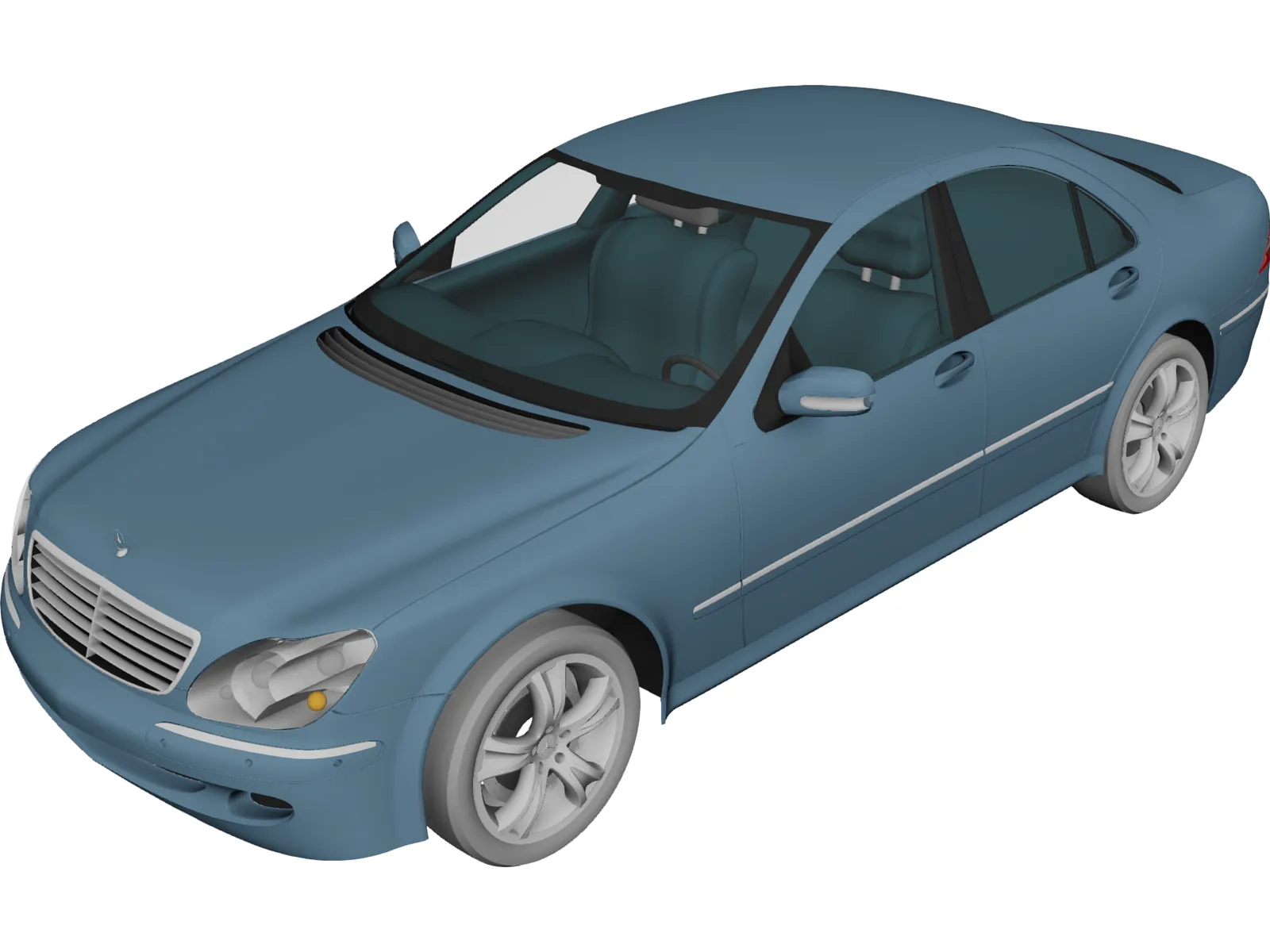 Mercedes-Benz S-class (2003) 3D Model