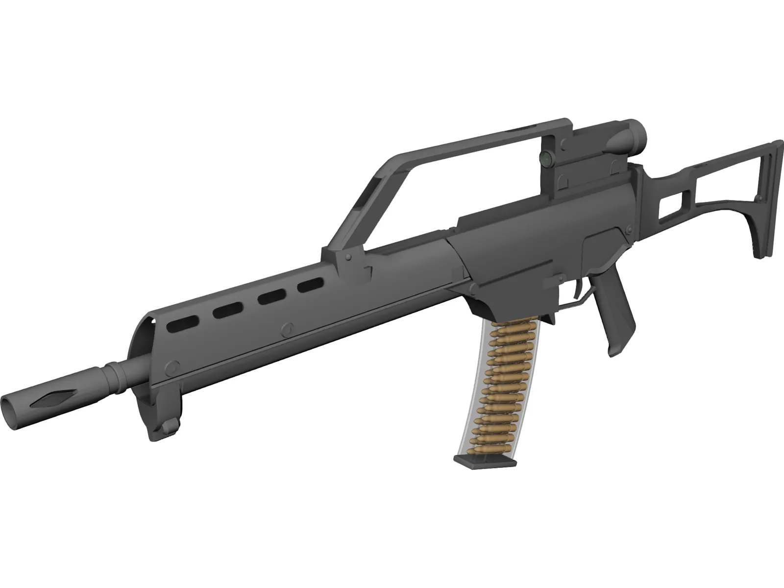 H&K G36K 3D Model