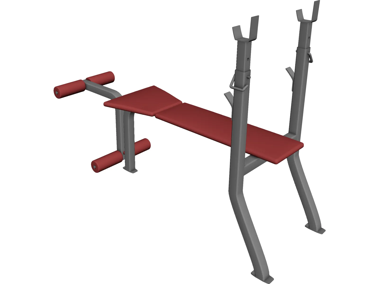 Weight Bench 3D Model