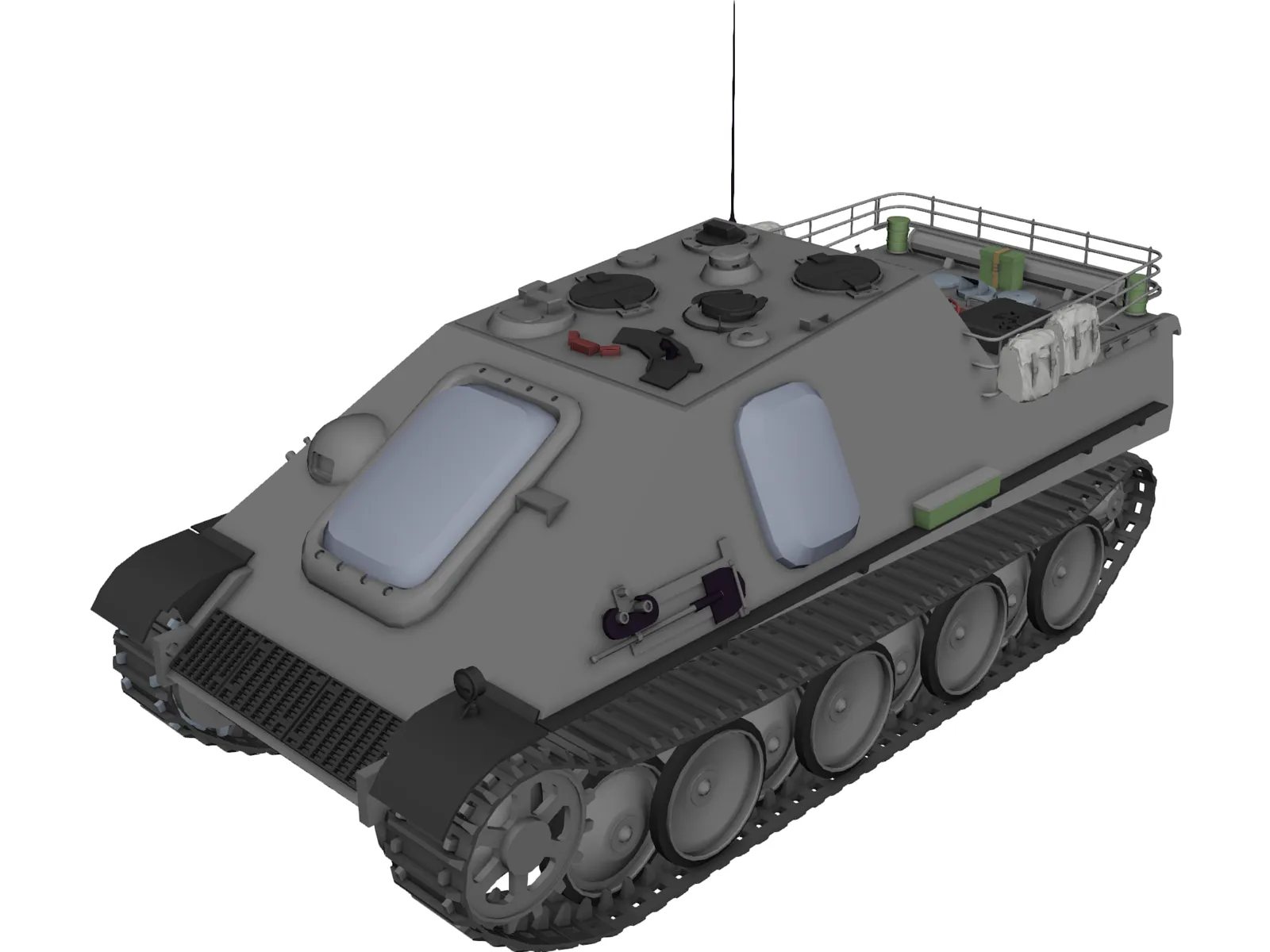 Resource Tank 3D Model