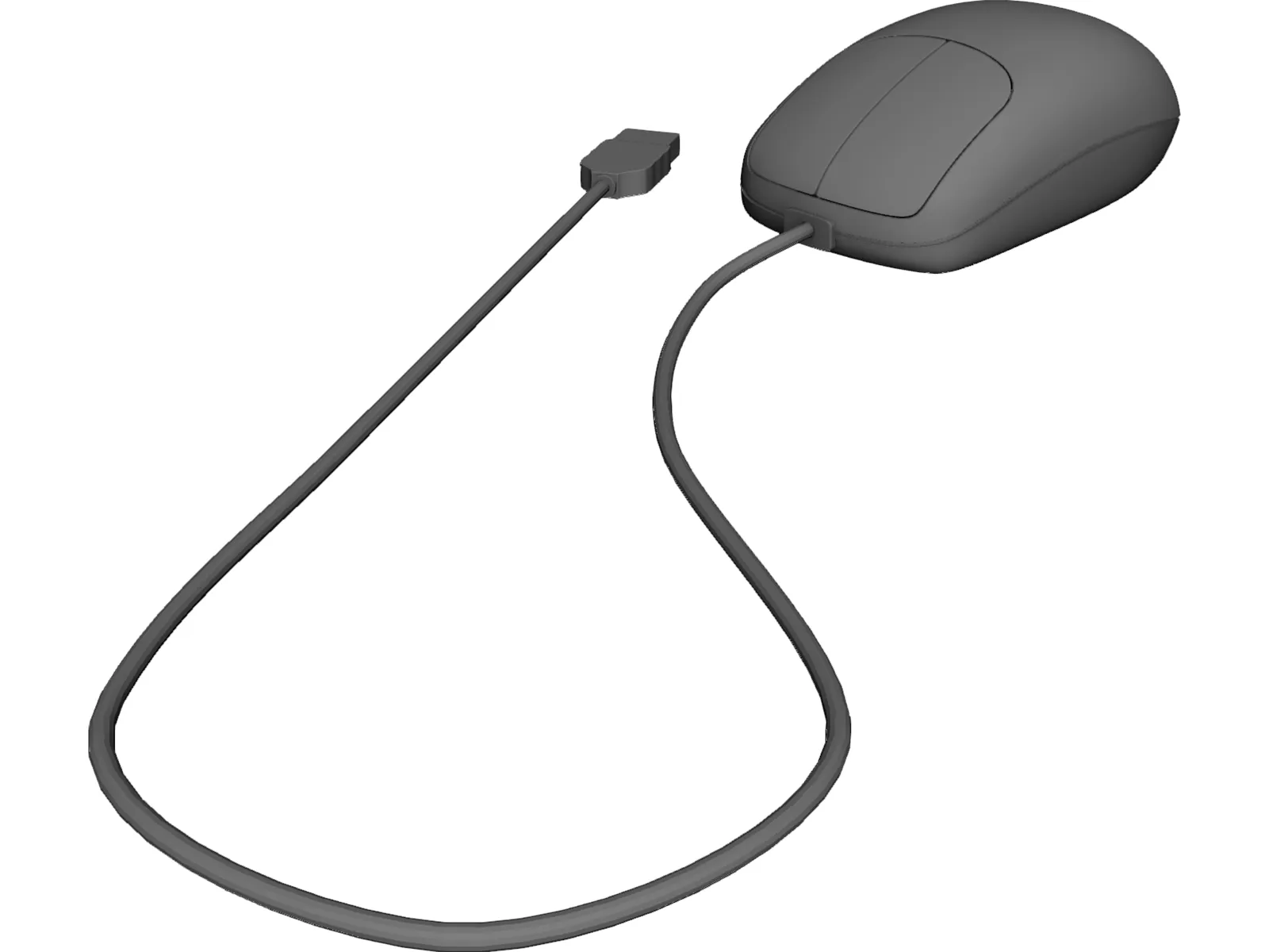 Computer Mouse 3D Model