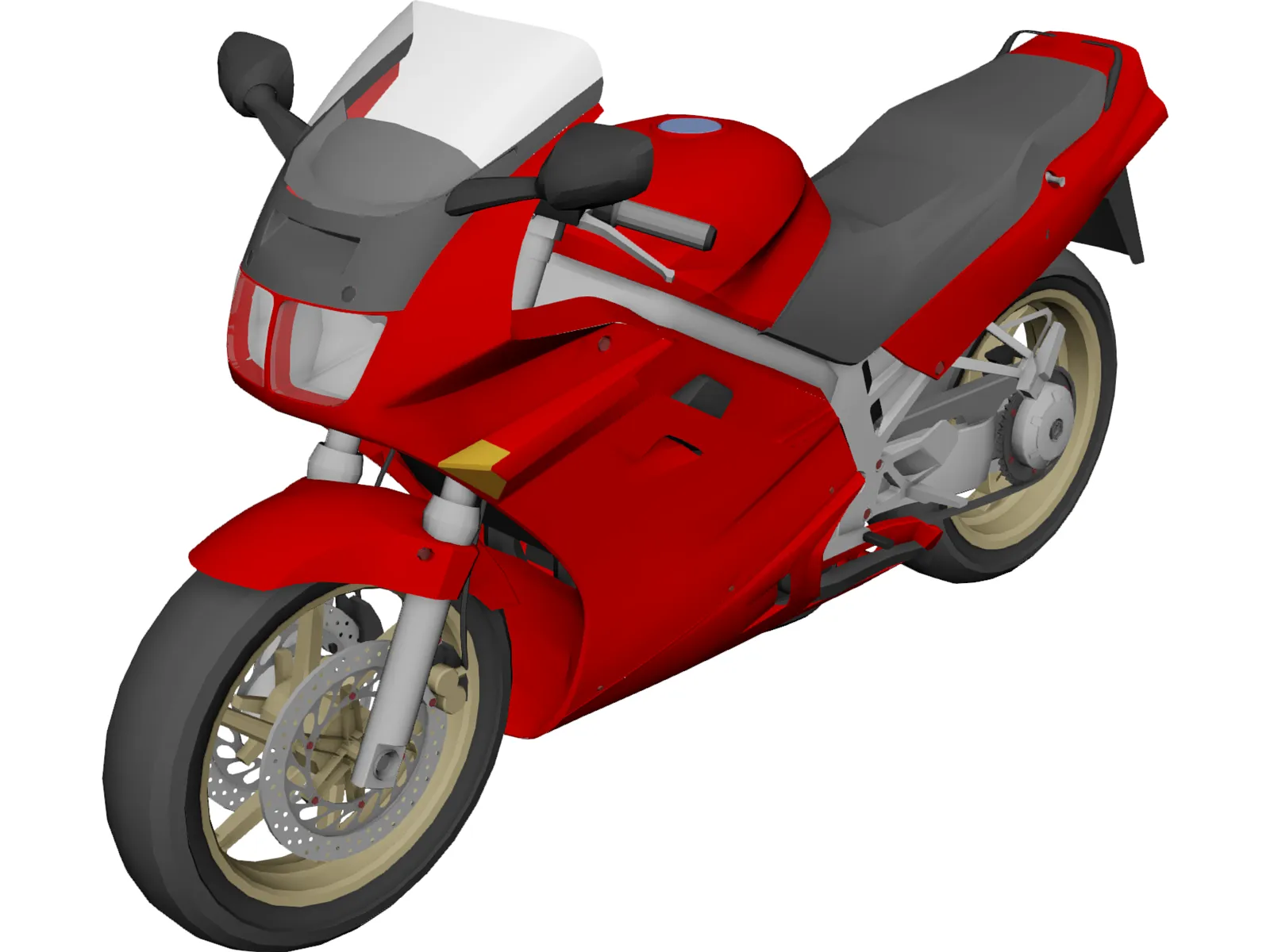 Honda VFR750RC36 3D Model