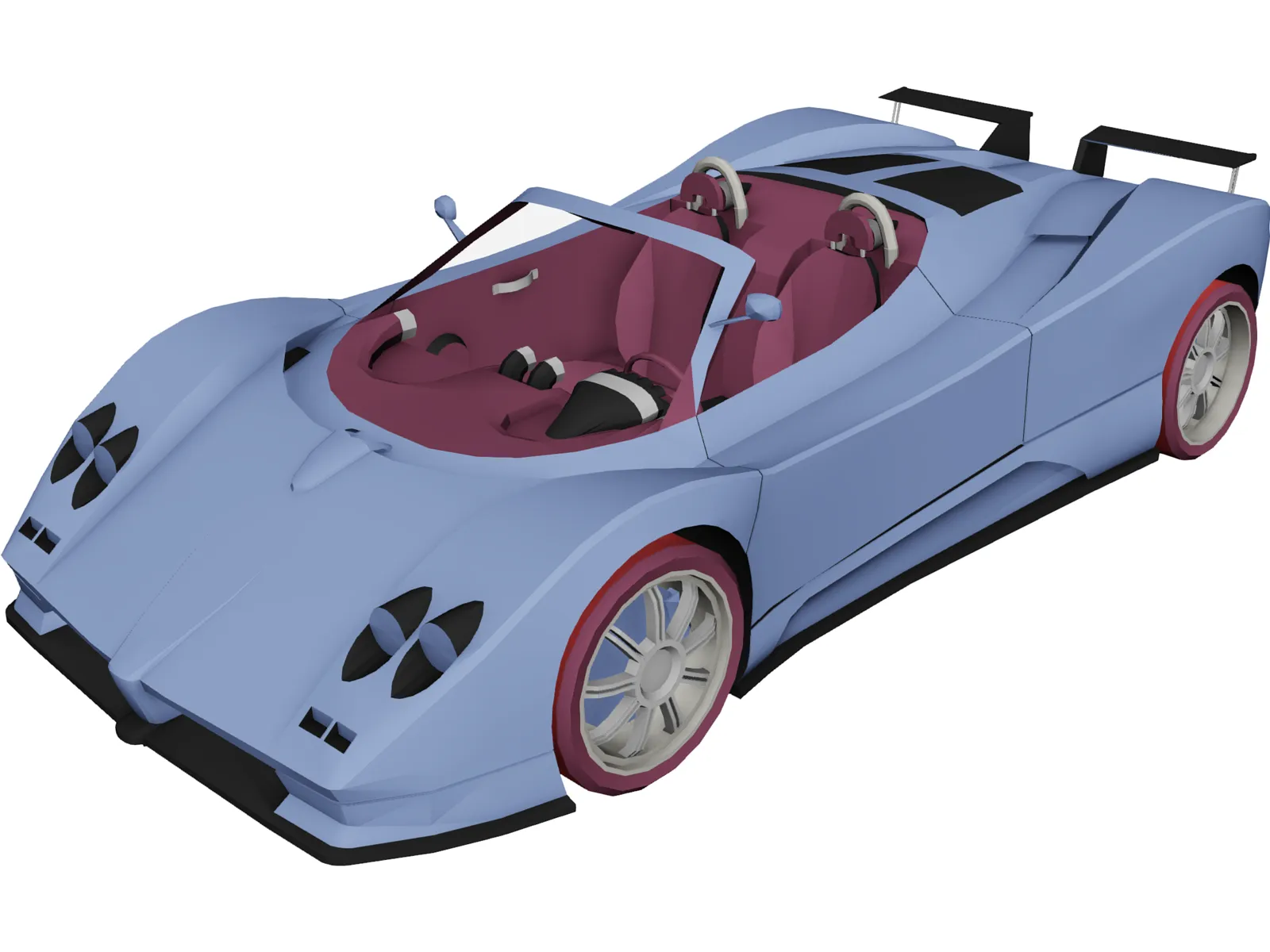 Pagani Zonda 3D Model