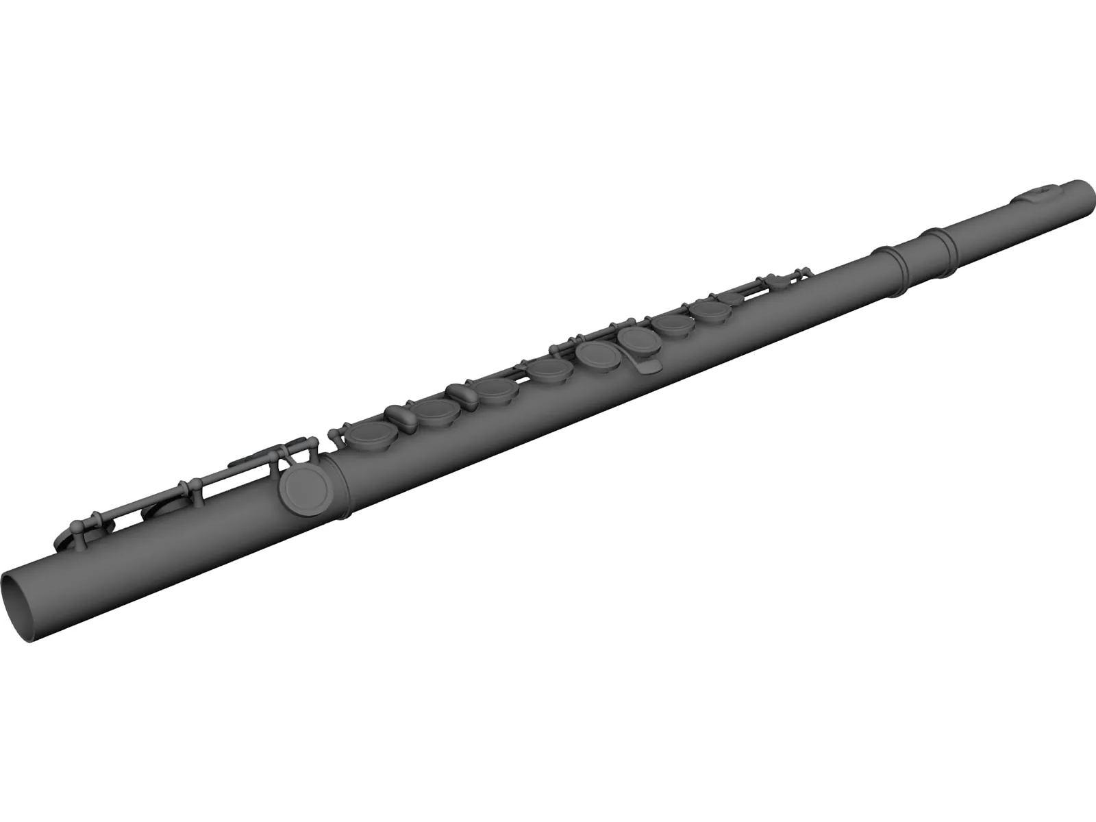 Flute 3D Model