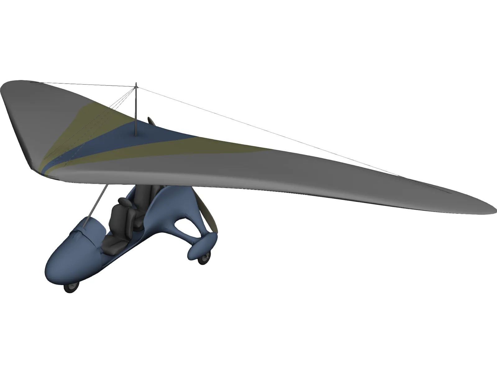 Microlight 3D Model