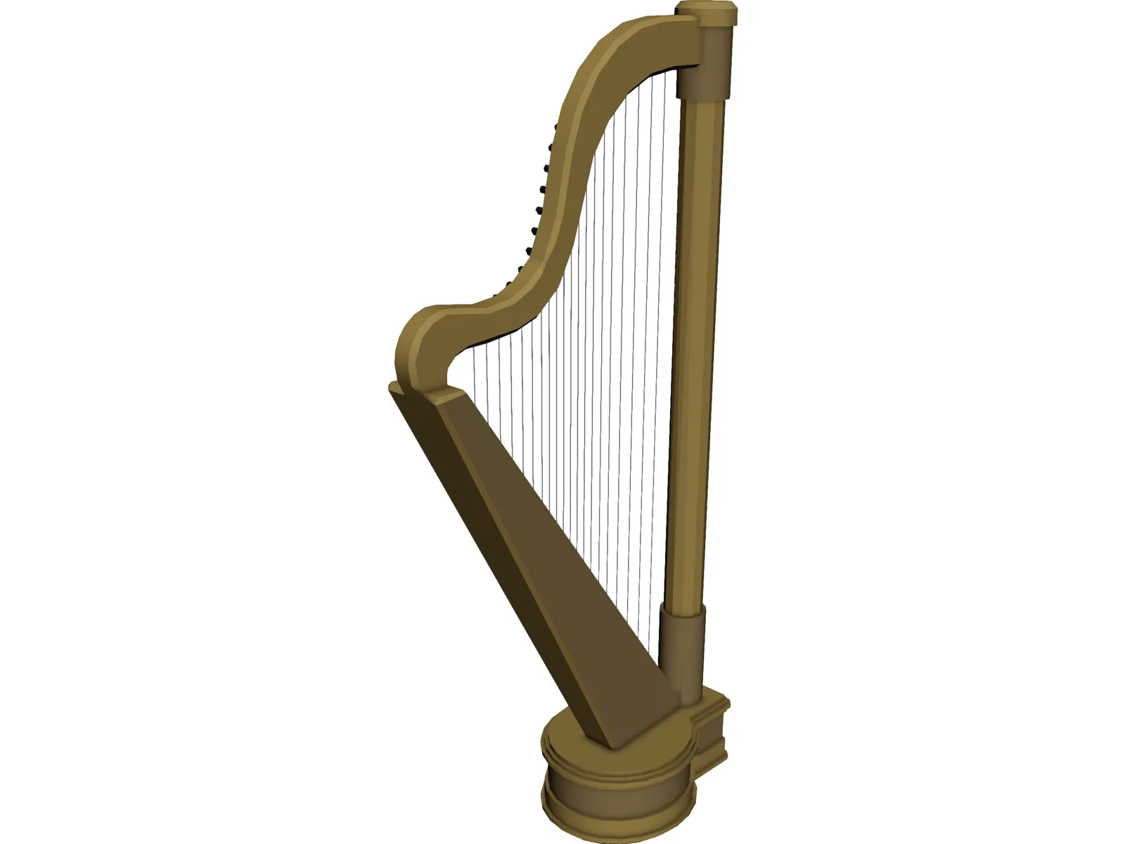 Harp 3D Model